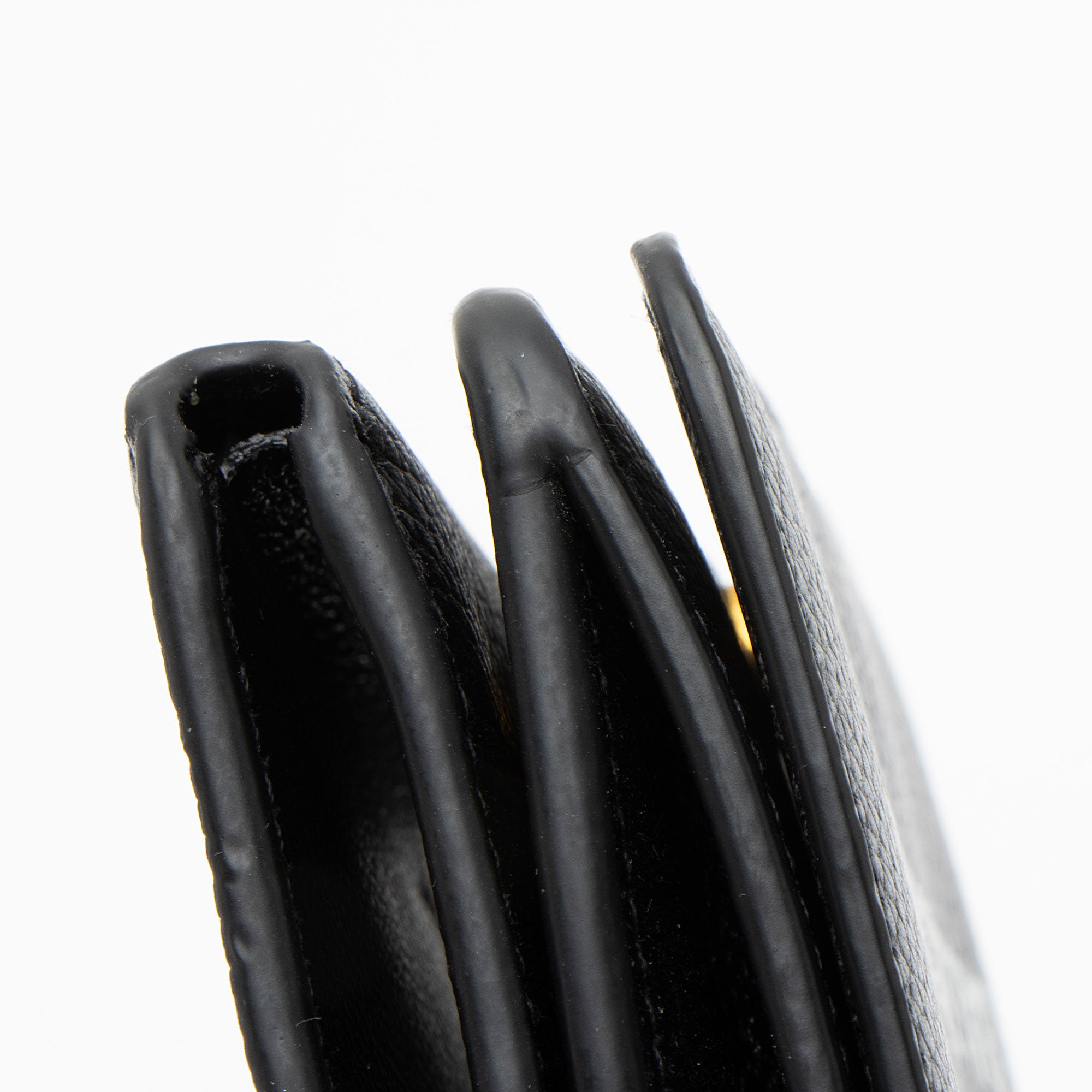 Balenciaga Grained Calfskin Logo Cash Mini Wallet on Chain (SHF-uR1F9W)