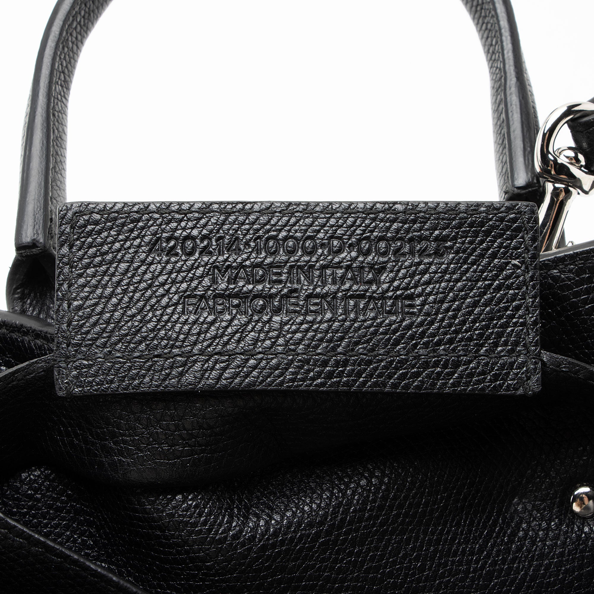 Balenciaga Grained Calfskin Papier A6 Zip Around Small Tote