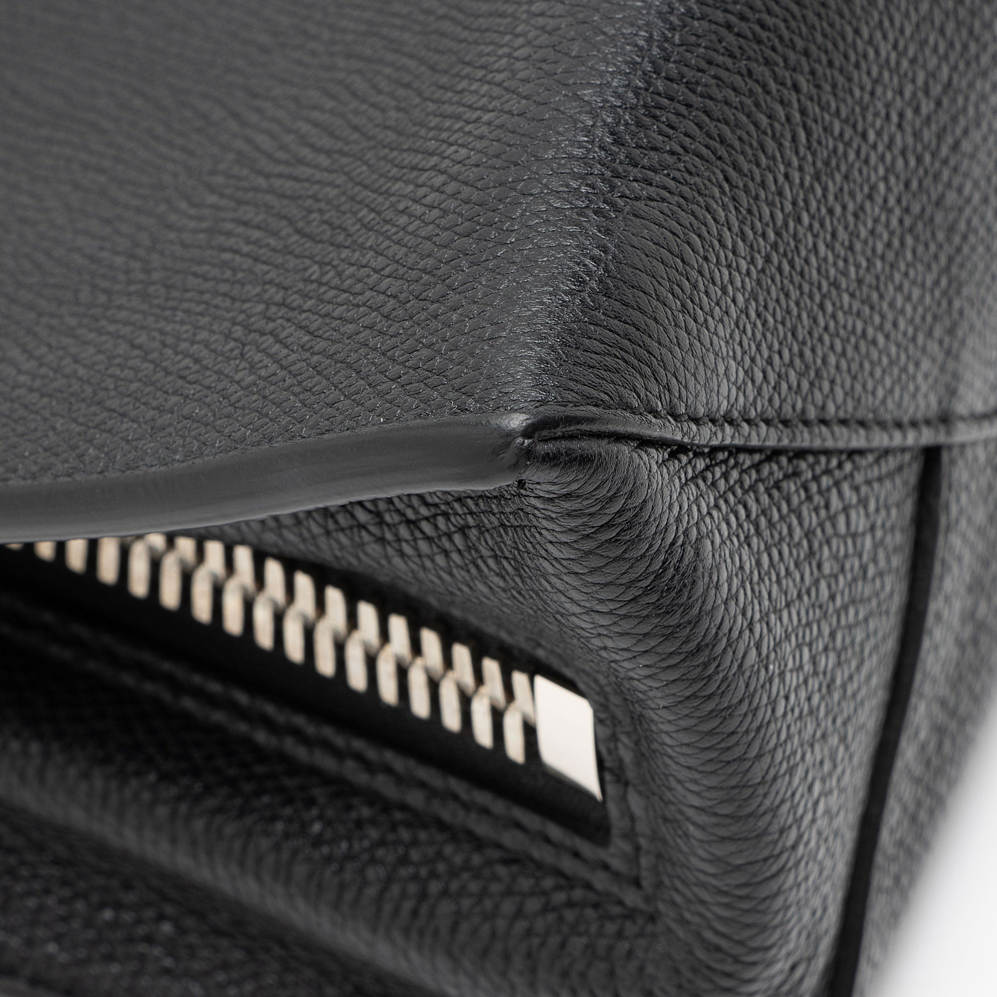 Balenciaga Grained Calfskin Papier A6 Zip Around Small Tote