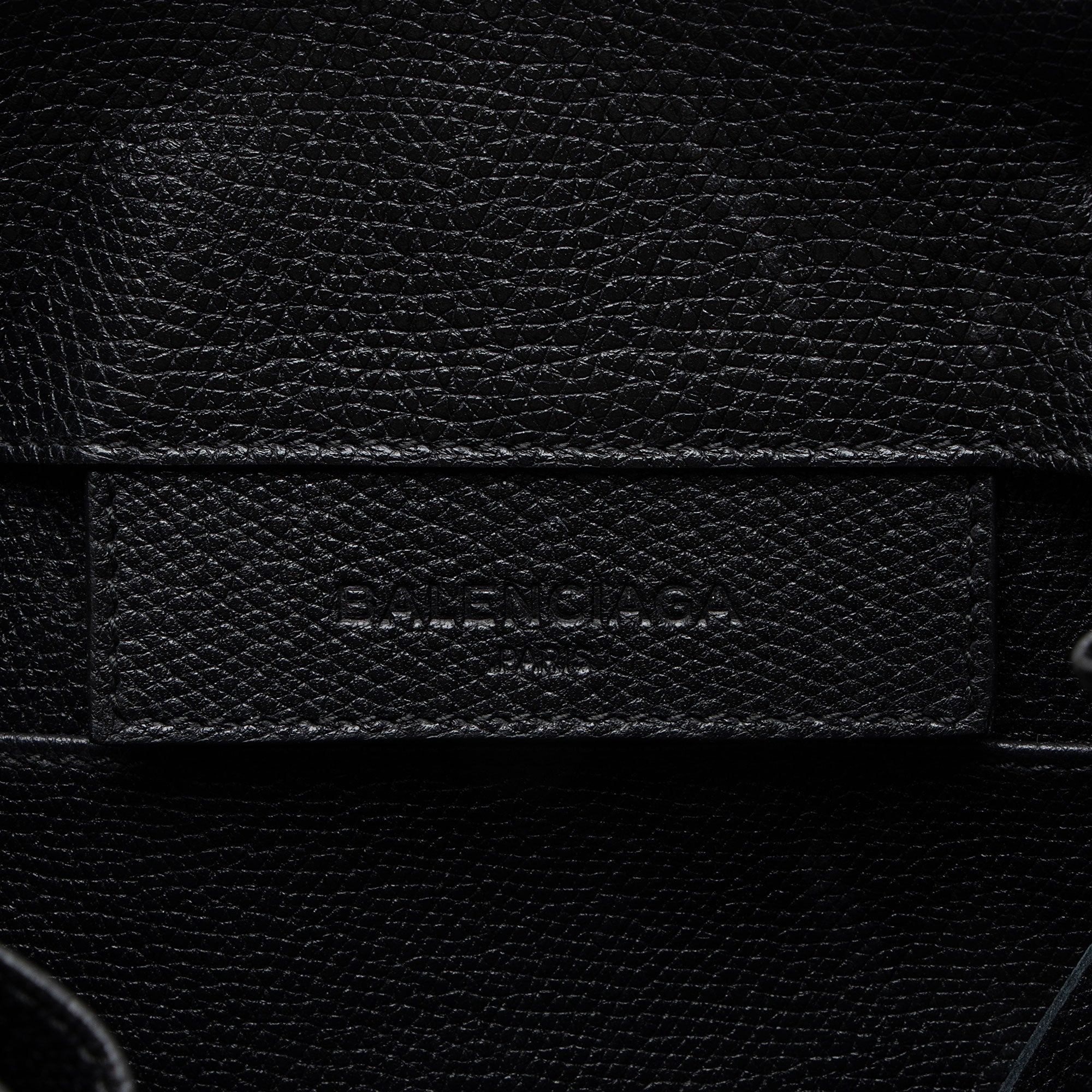 Balenciaga Grained Calfskin Papier A6 Zip Around Small Tote