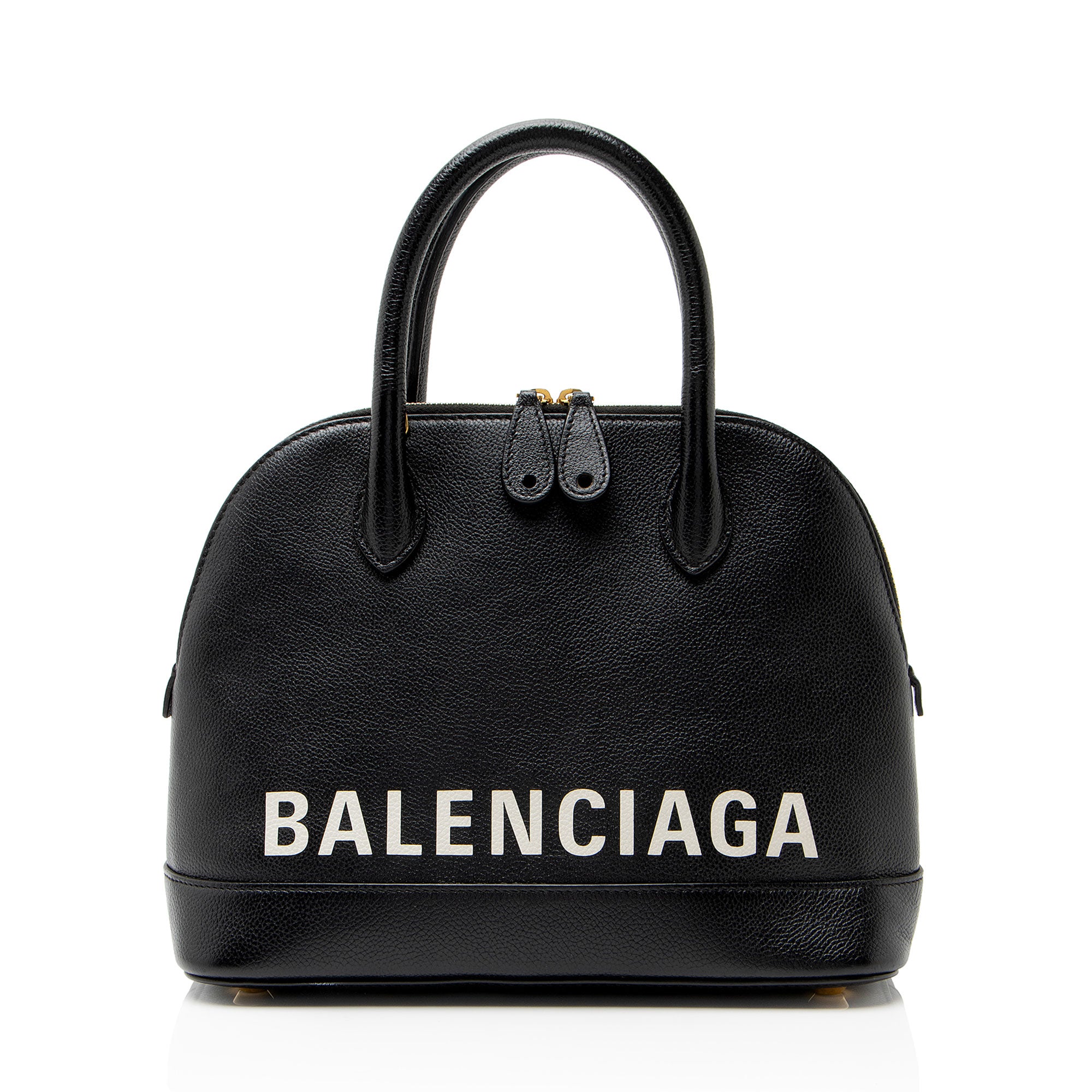 Balenciaga Grained Calfskin Ville Small Top Handle
