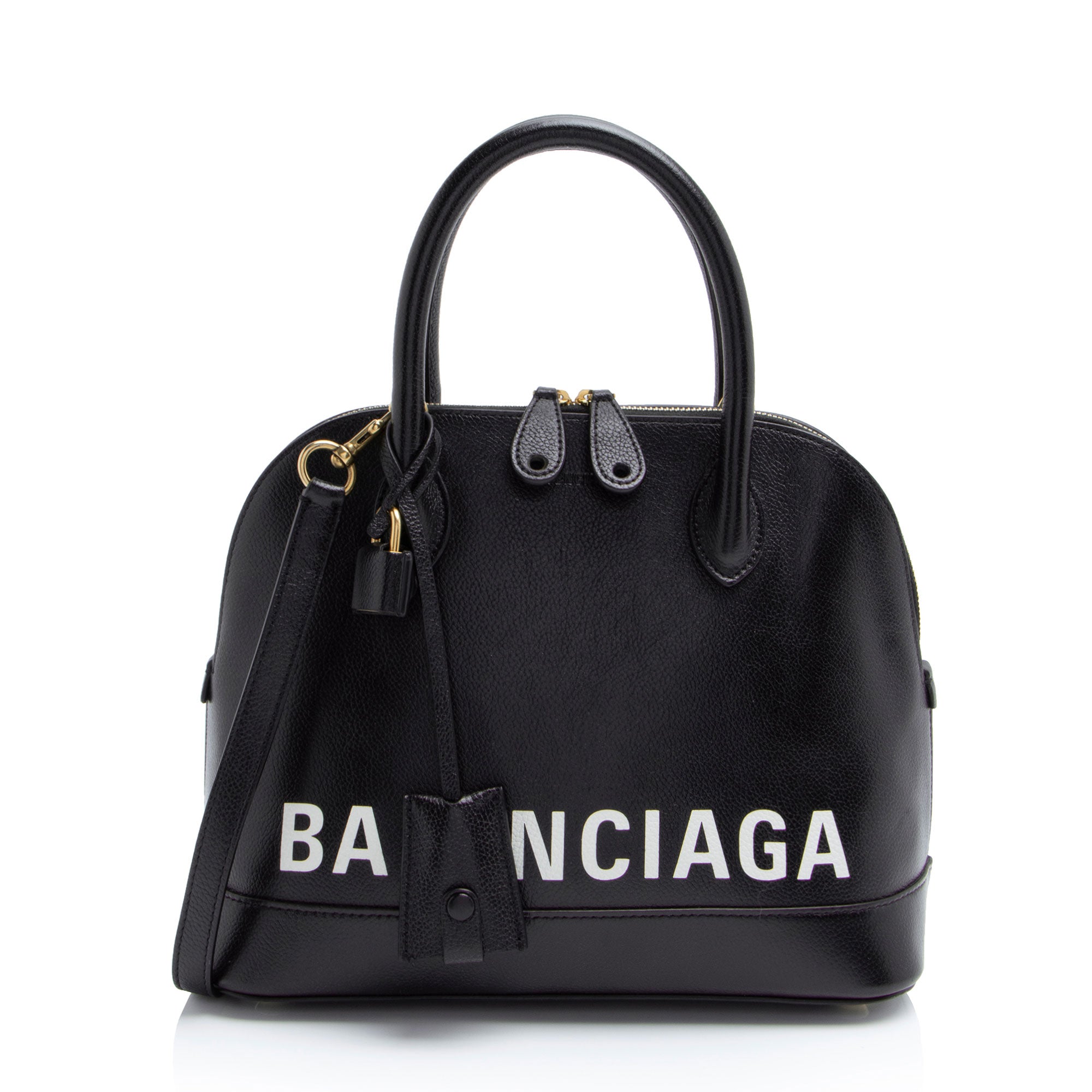 Balenciaga Grained Calfskin Ville Small Top Handle