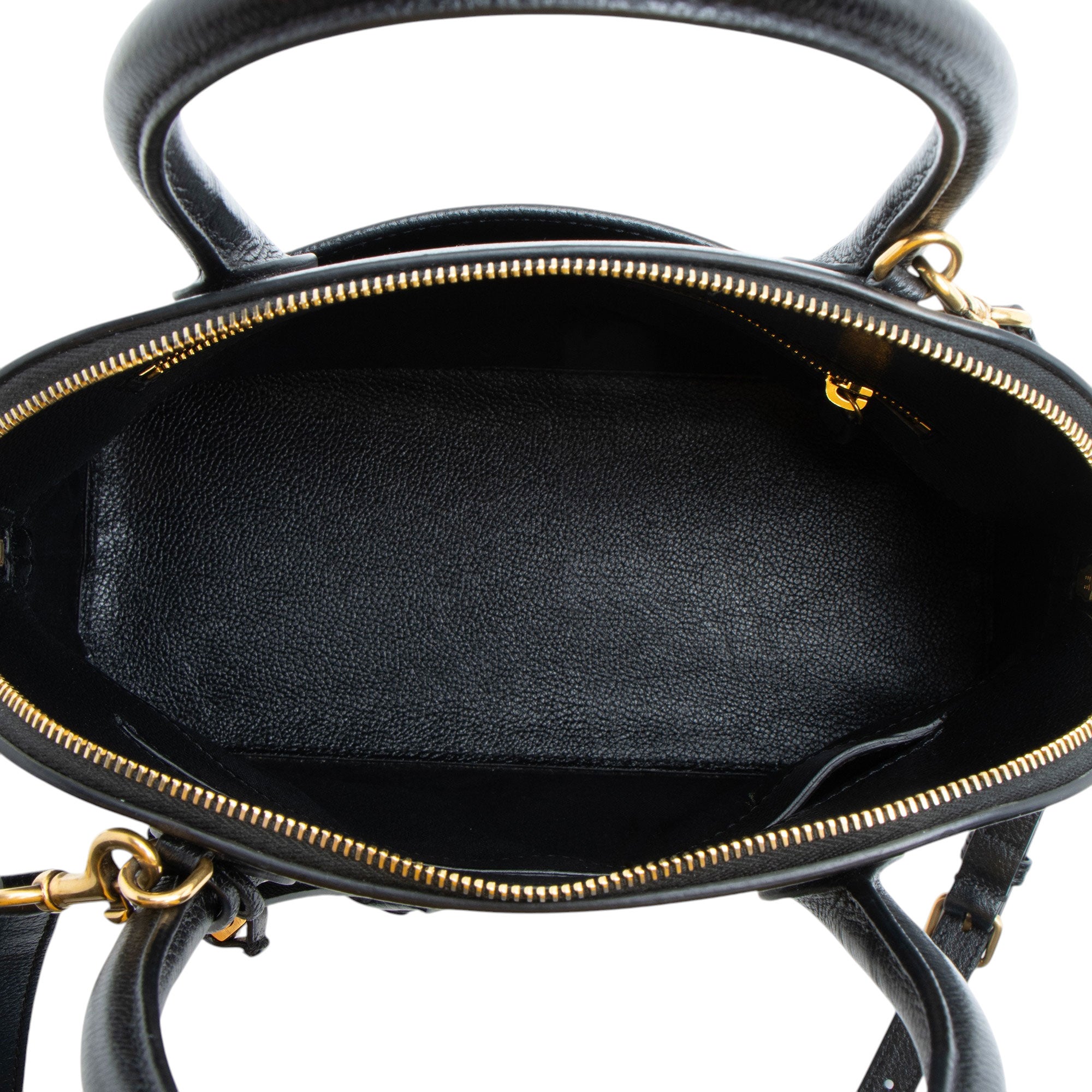 Balenciaga Grained Calfskin Ville Small Top Handle