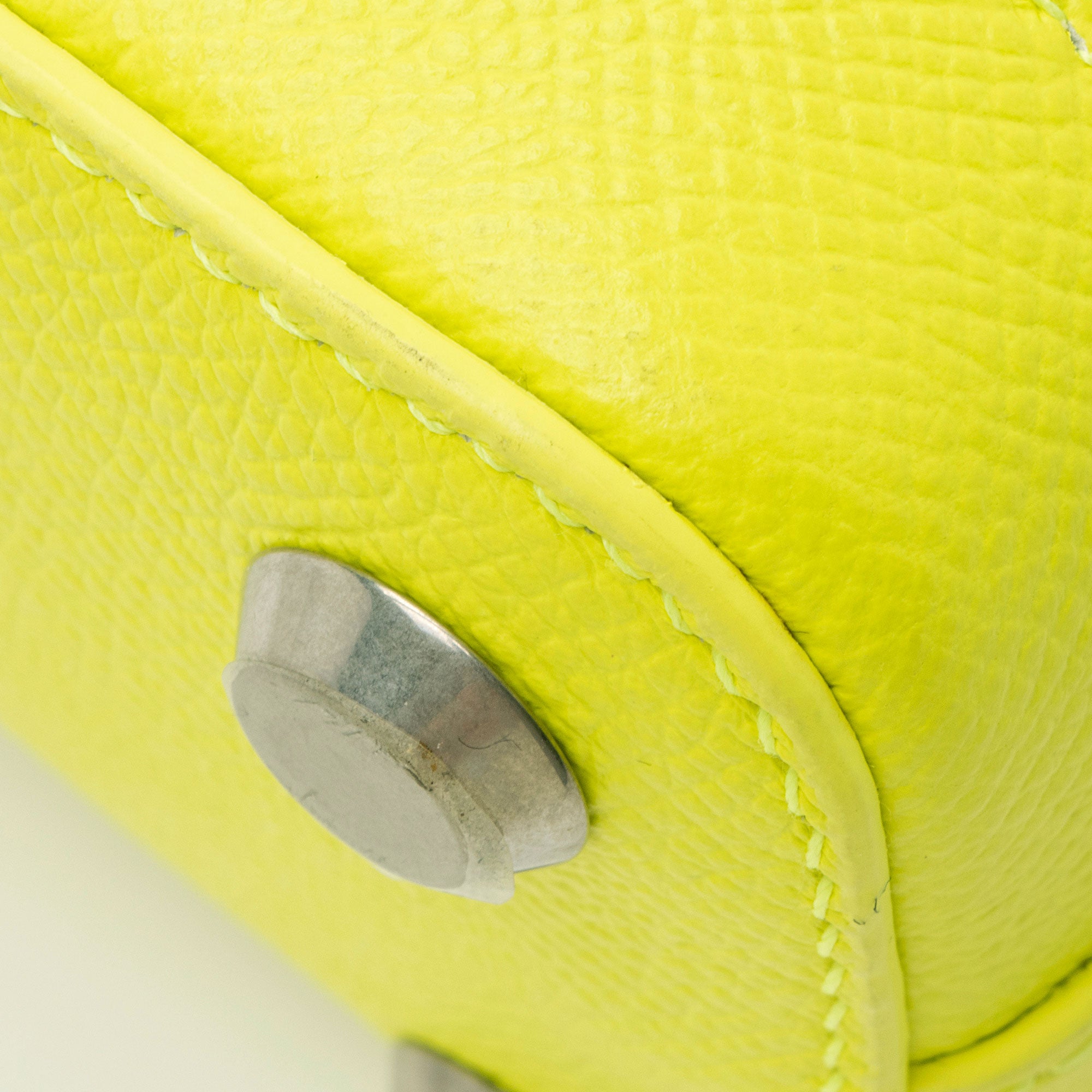 Balenciaga Grained Calfskin Ville XXS Top Handle Bag