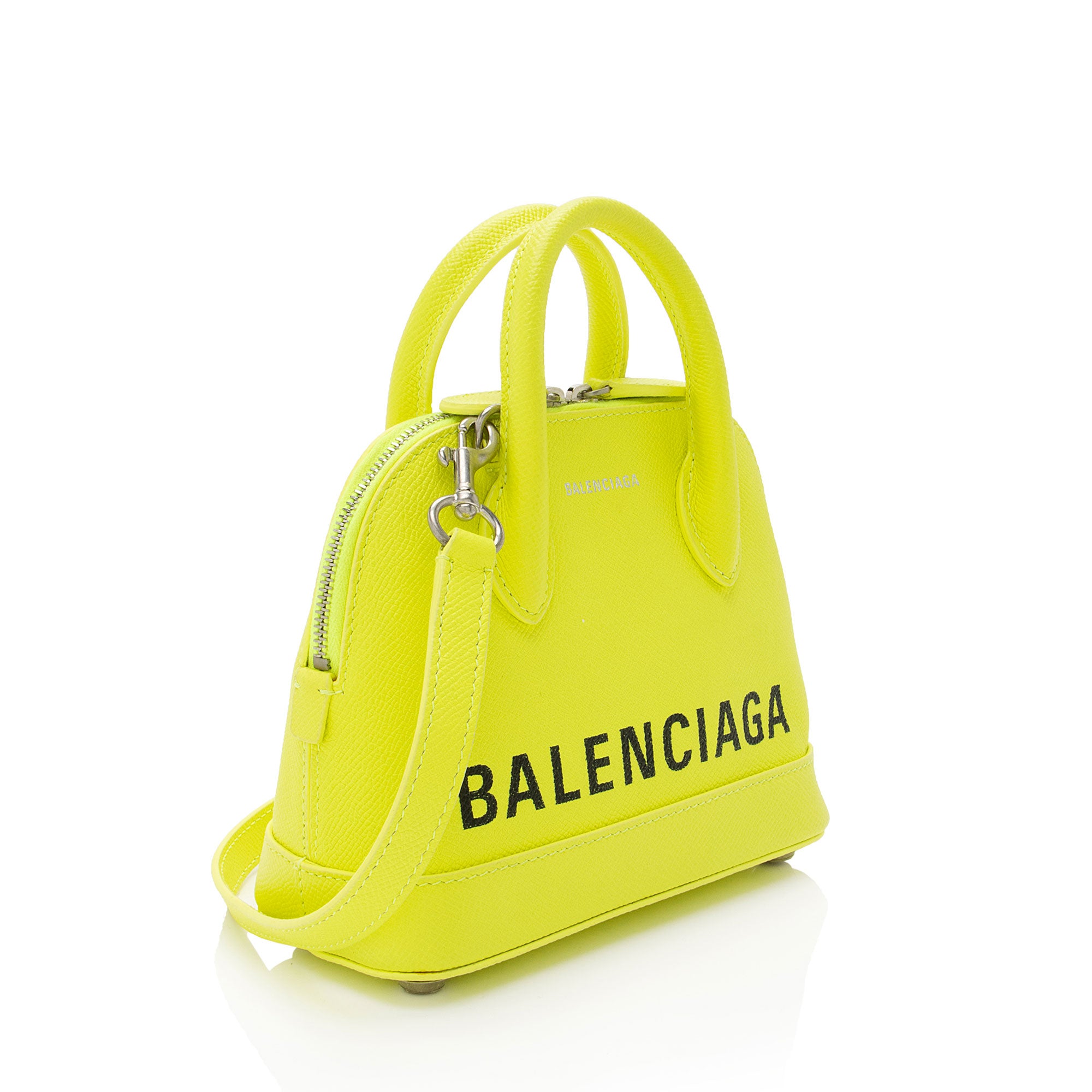Balenciaga Grained Calfskin Ville XXS Top Handle Bag