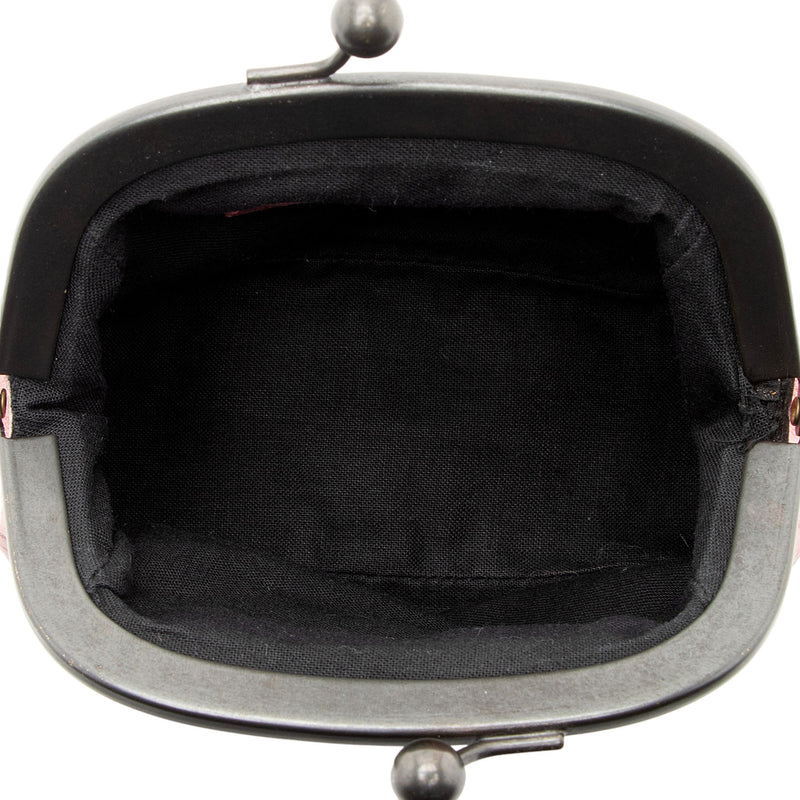 Balenciaga Leather Click Coin Pouch (SHF-cmlQgL)