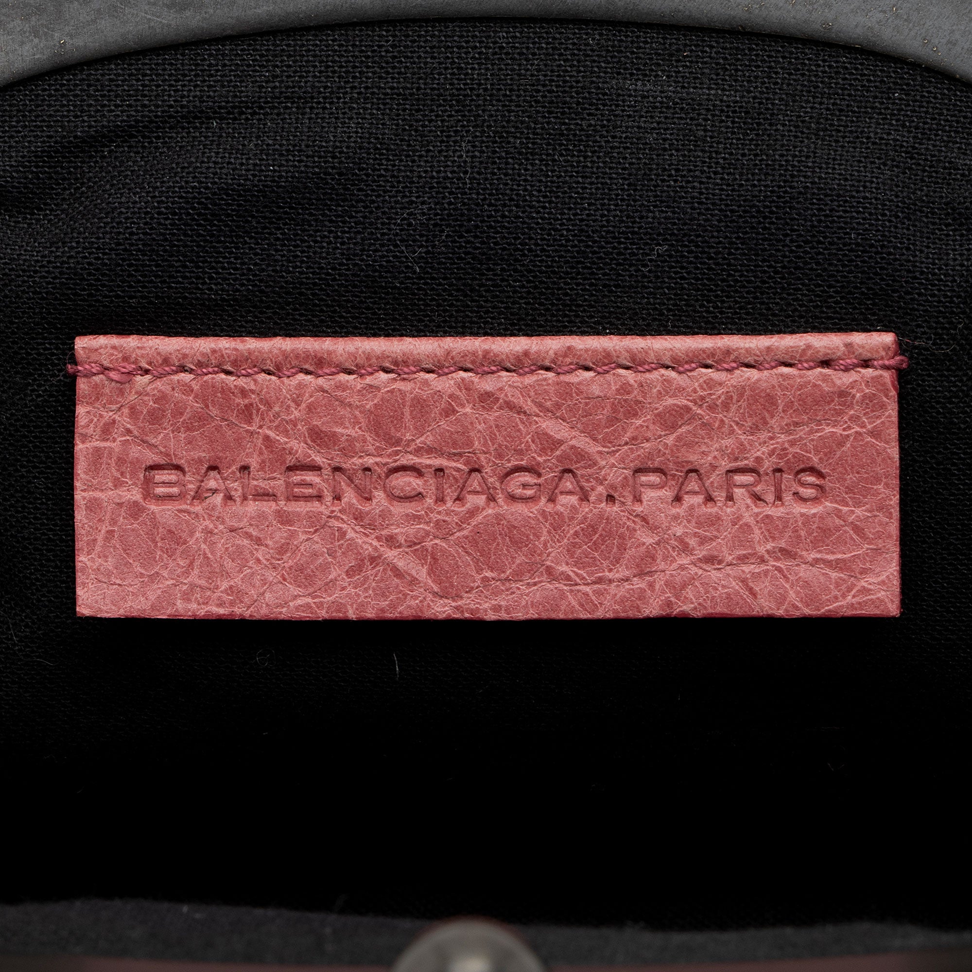 Balenciaga Leather Click Coin Pouch (SHF-cmlQgL)