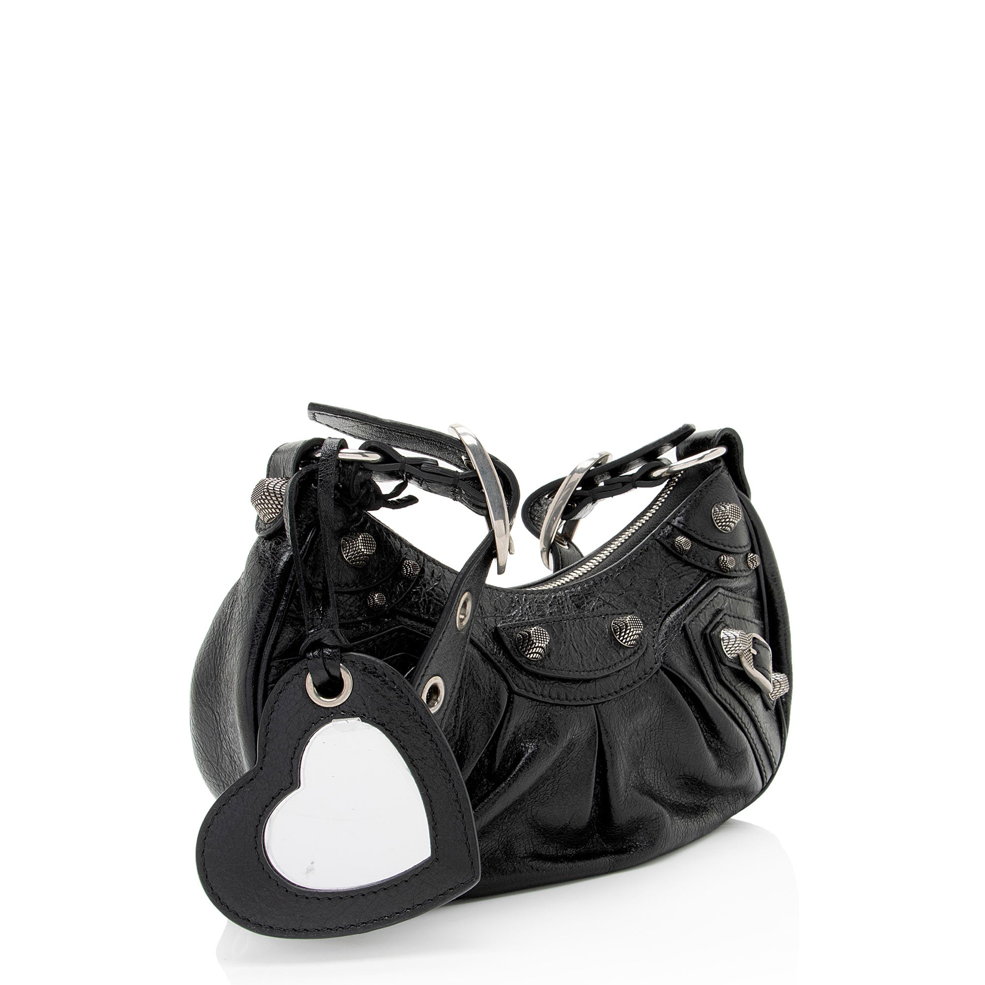 Balenciaga Leather Le Cagole XS Shoulder Bag (SHF-COlowa)