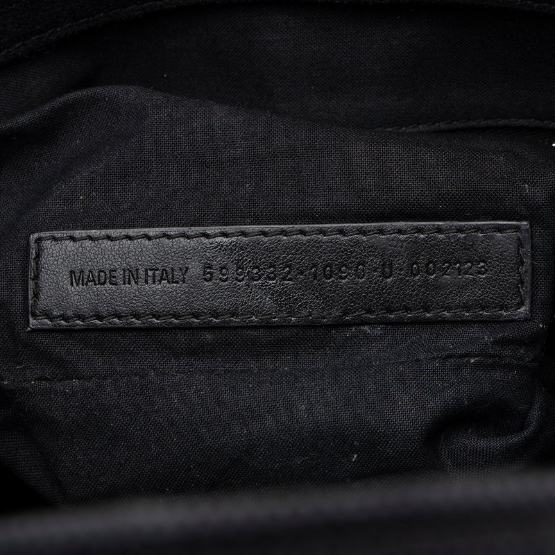 Balenciaga Leather Wave Medium Tote (SHF-15192)