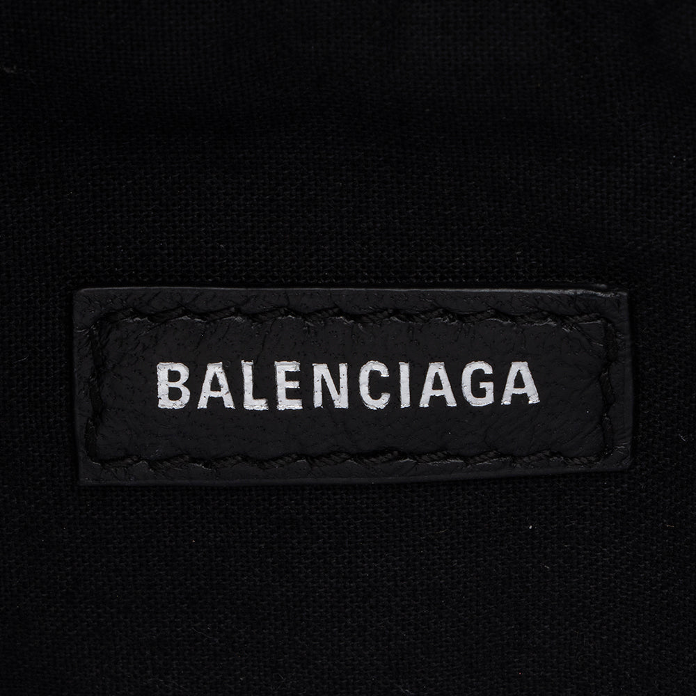 Balenciaga Leather Wave Medium Tote (SHF-15192)