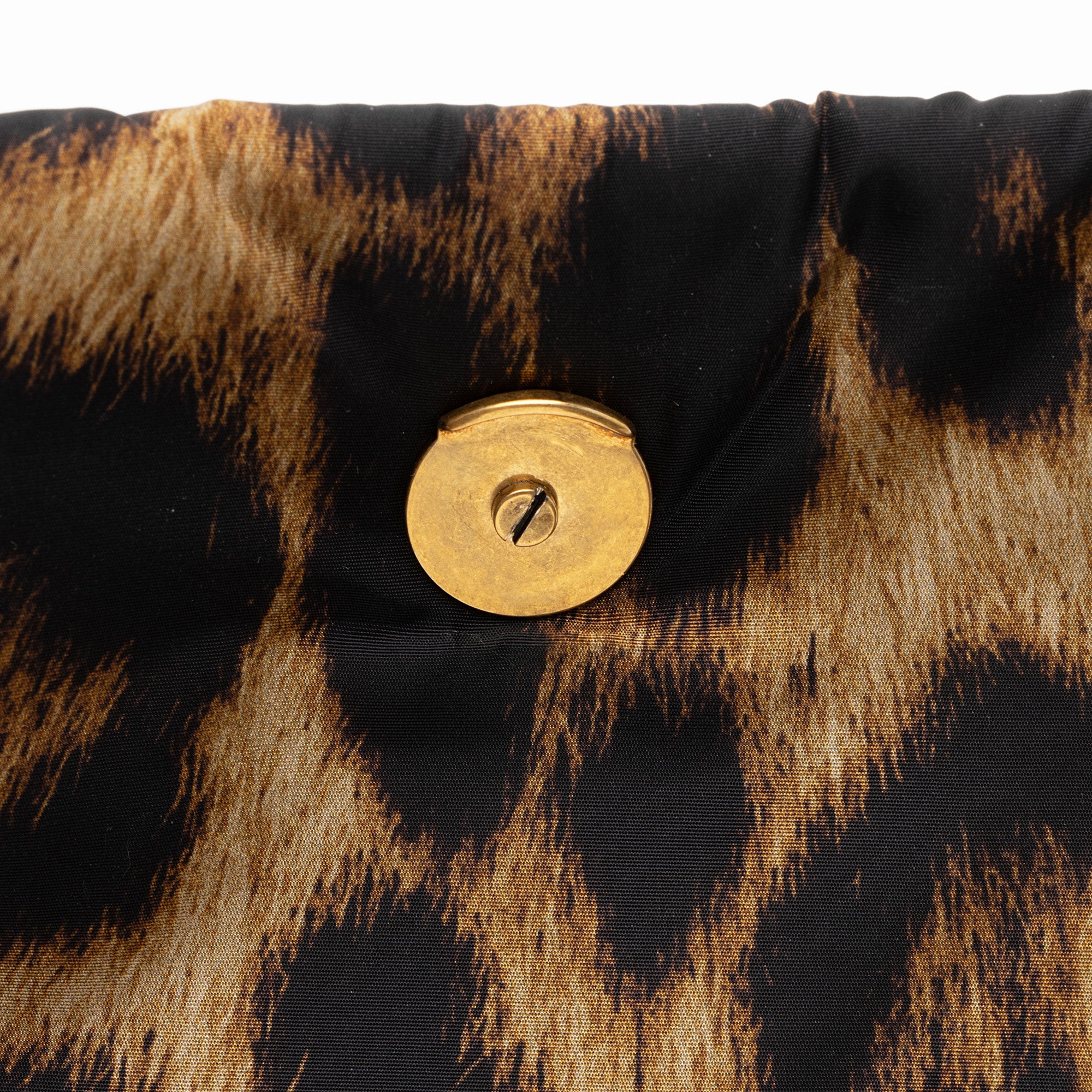 Balenciaga Nylon Leopard Monaco Mini Shoulder Bag (SHF-WvmJR1)