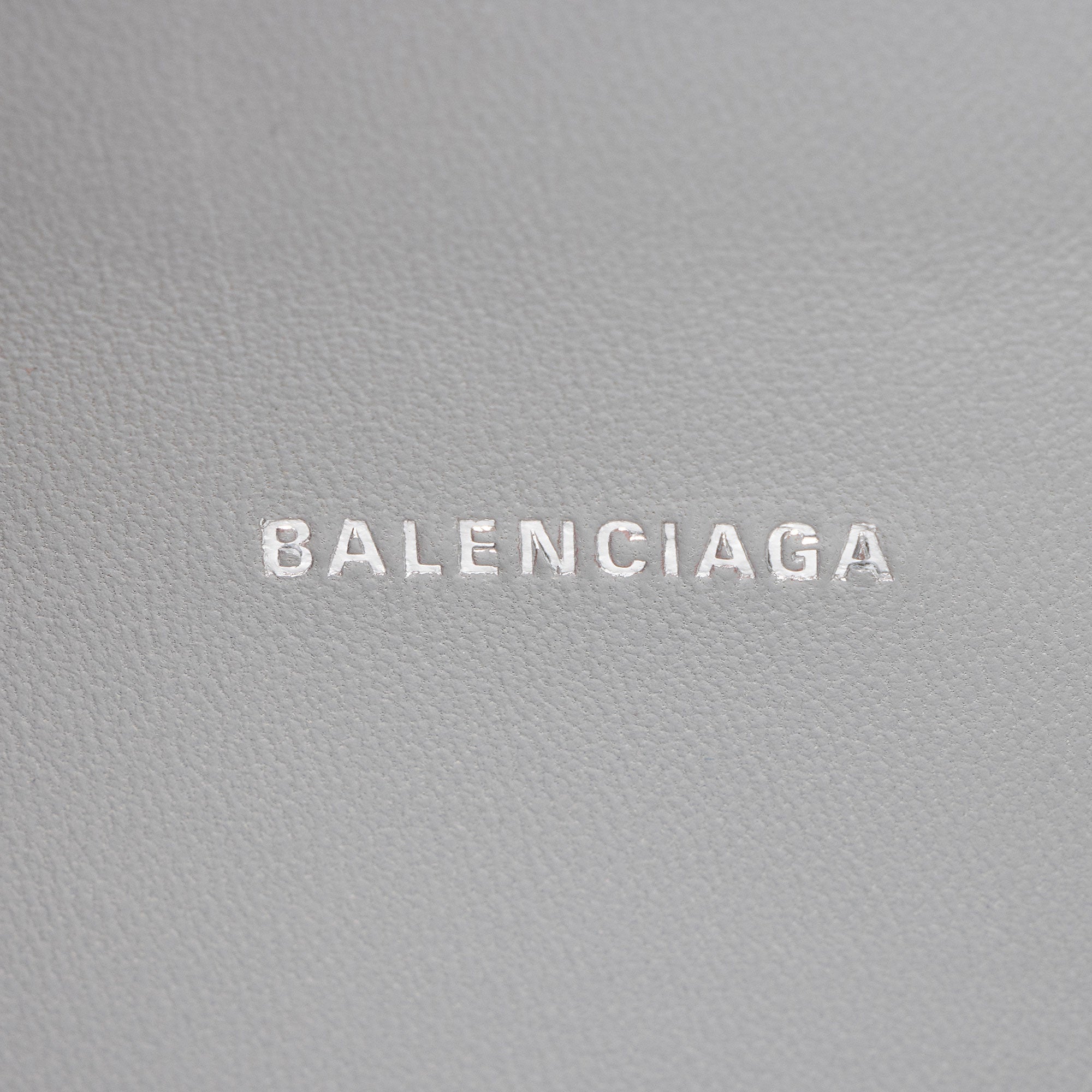 Balenciaga Metallic Calfskin Hourglass XS Top Handle