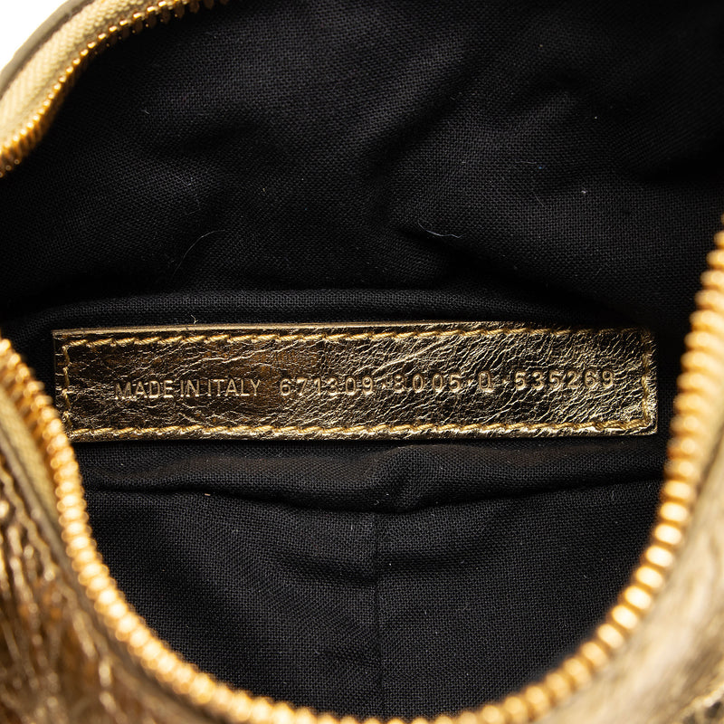 Balenciaga Metallic Le Cagole XS Shoulder Bag (SHF-PwFUND)