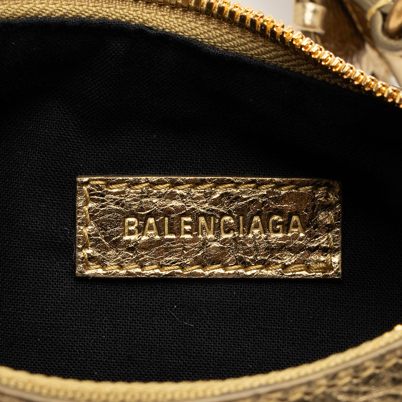 Balenciaga Metallic Le Cagole XS Shoulder Bag (SHF-PwFUND)