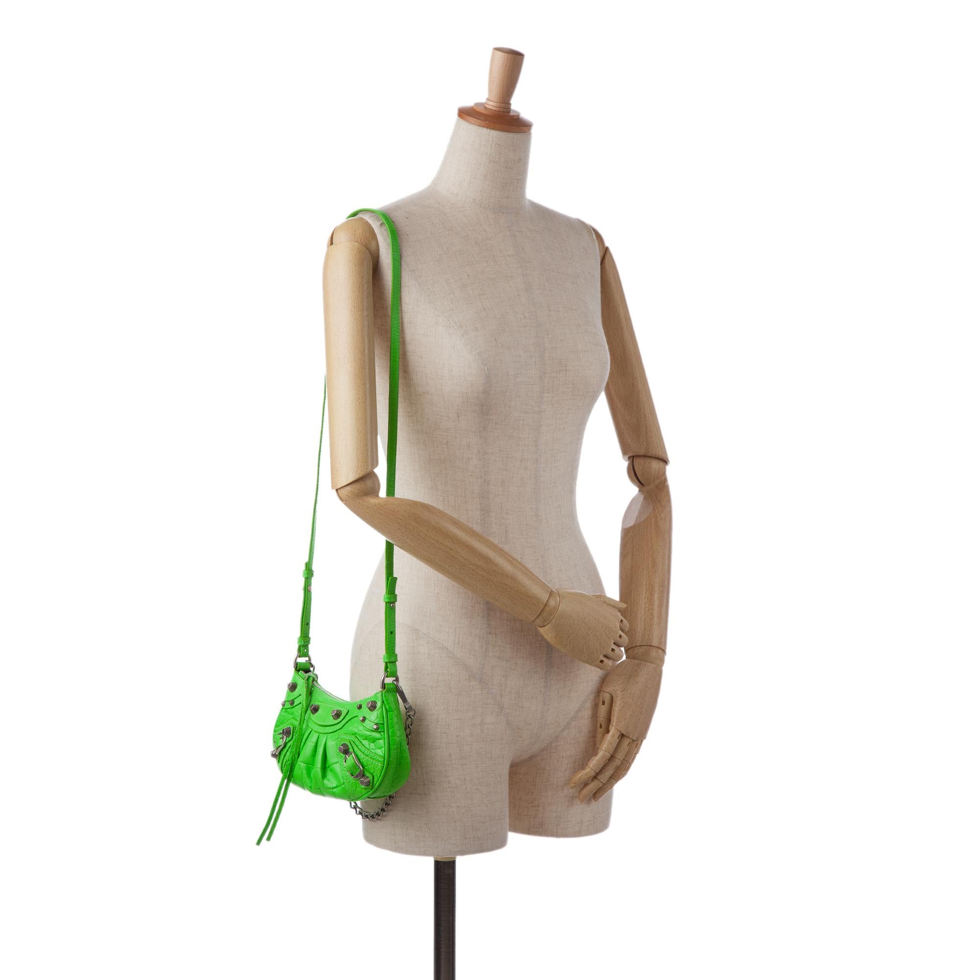 Balenciaga Mini Embossed Le Cagole (SHG-s3odDE)