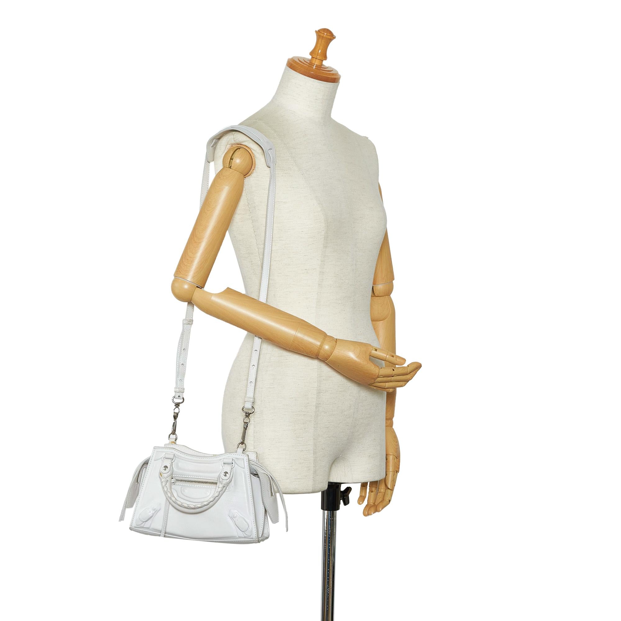 Balenciaga Mini Embossed Motocross Neo Classic City (SHG-DhdQhn)