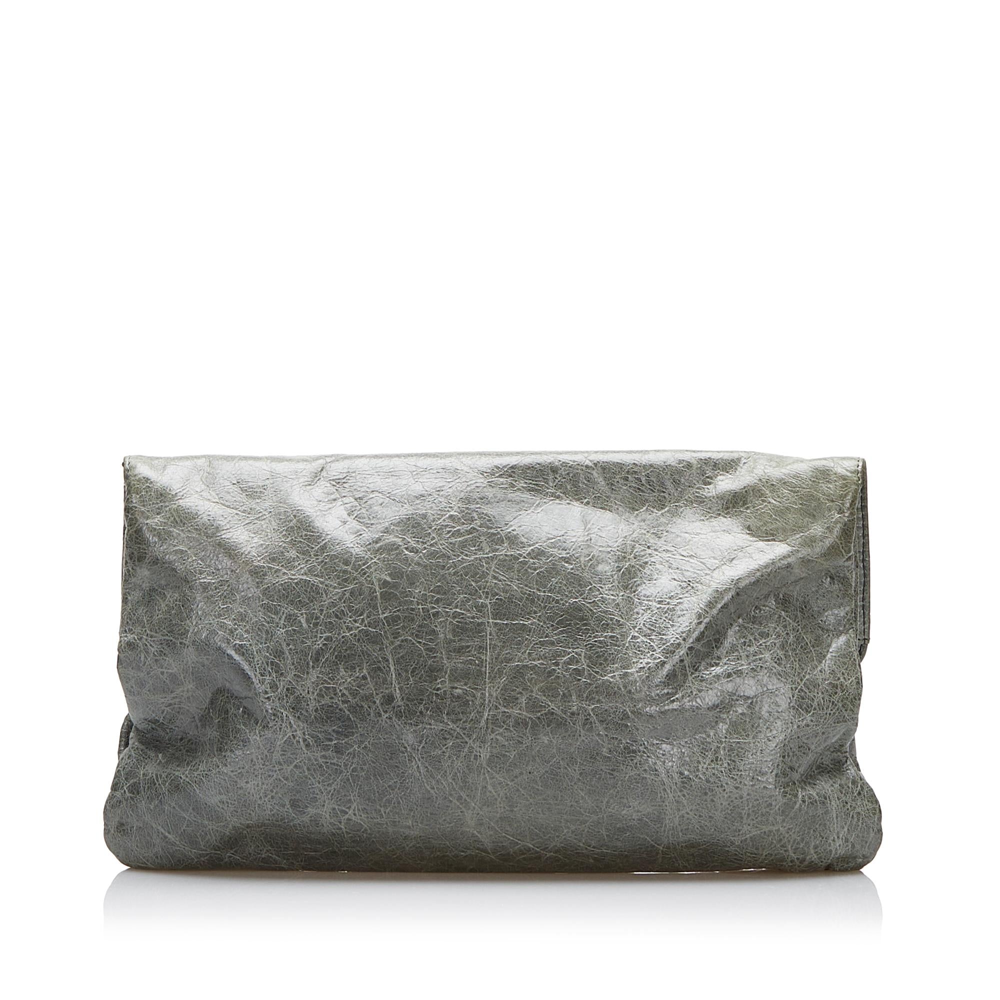 Balenciaga Motocross Giant 21 Envelope Clutch Bag (SHG-eQTFnb)