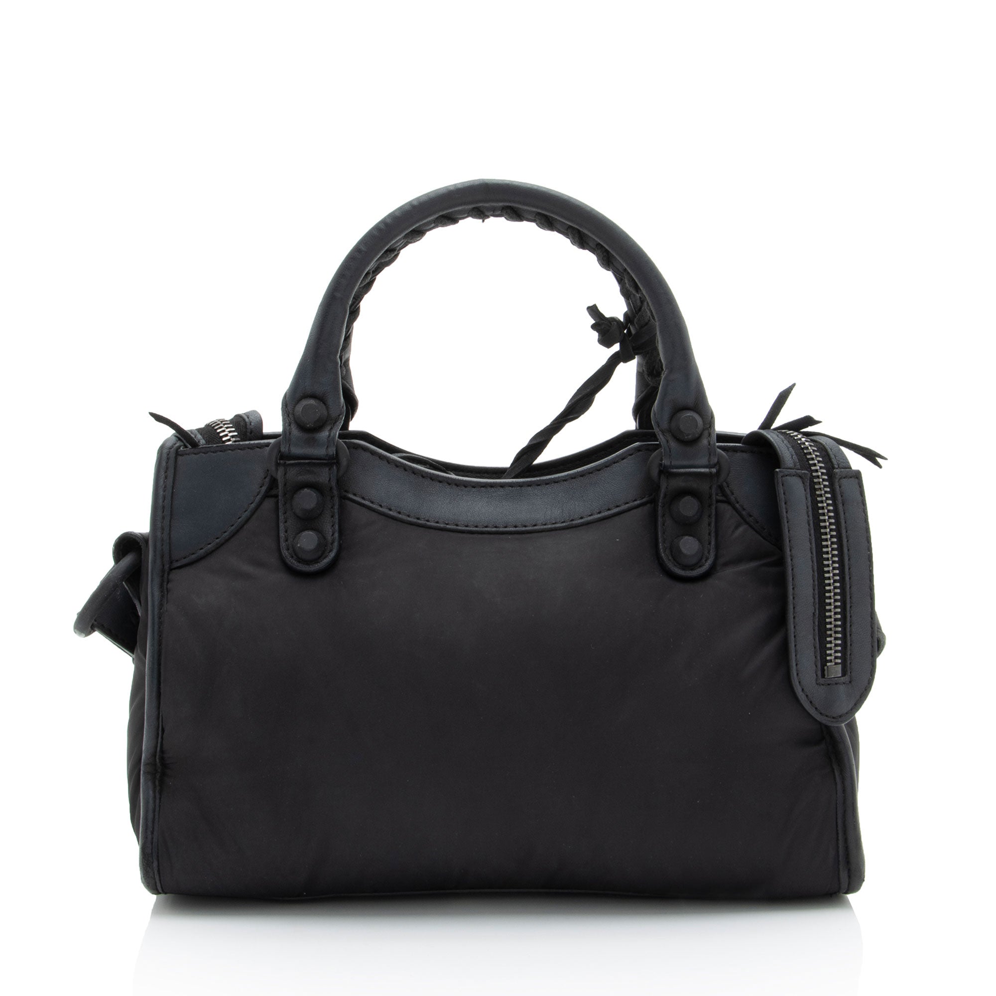 Balenciaga Nylon Agneau Classic City Mini Satchel