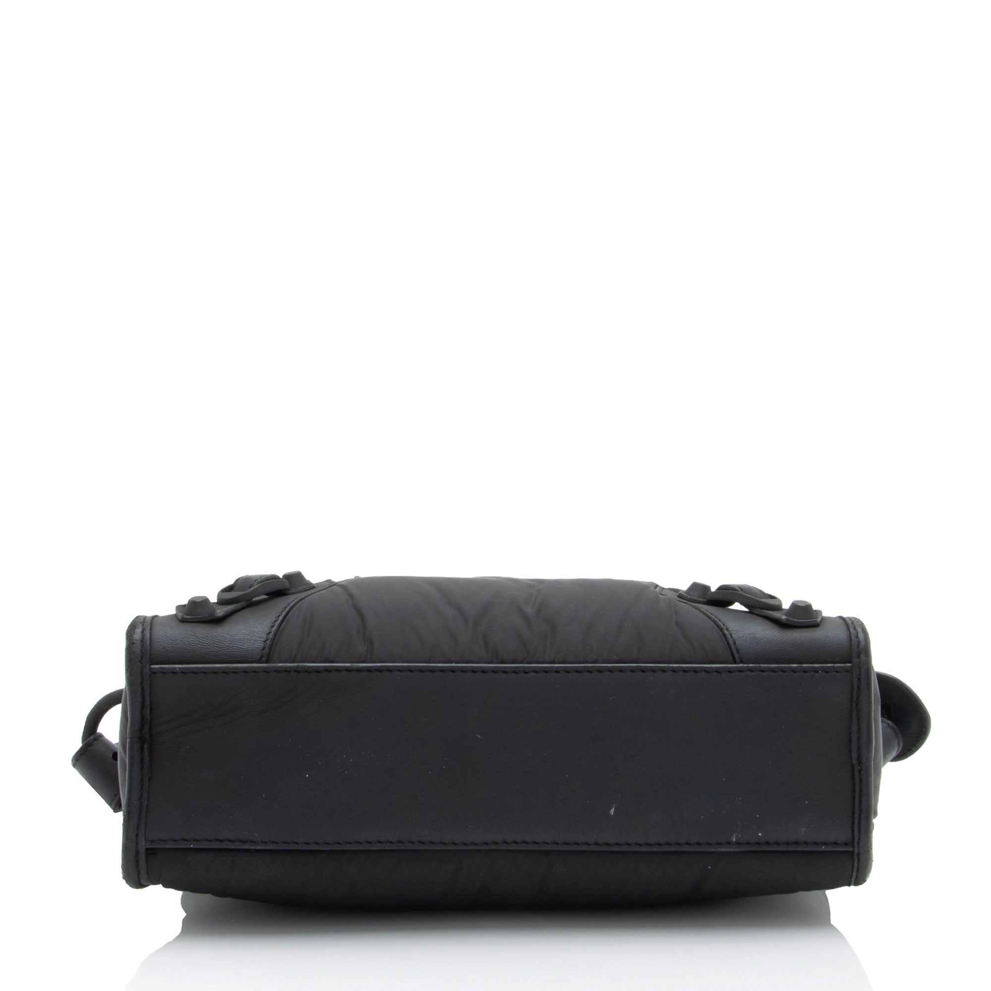 Balenciaga Nylon Agneau Classic City Mini Satchel