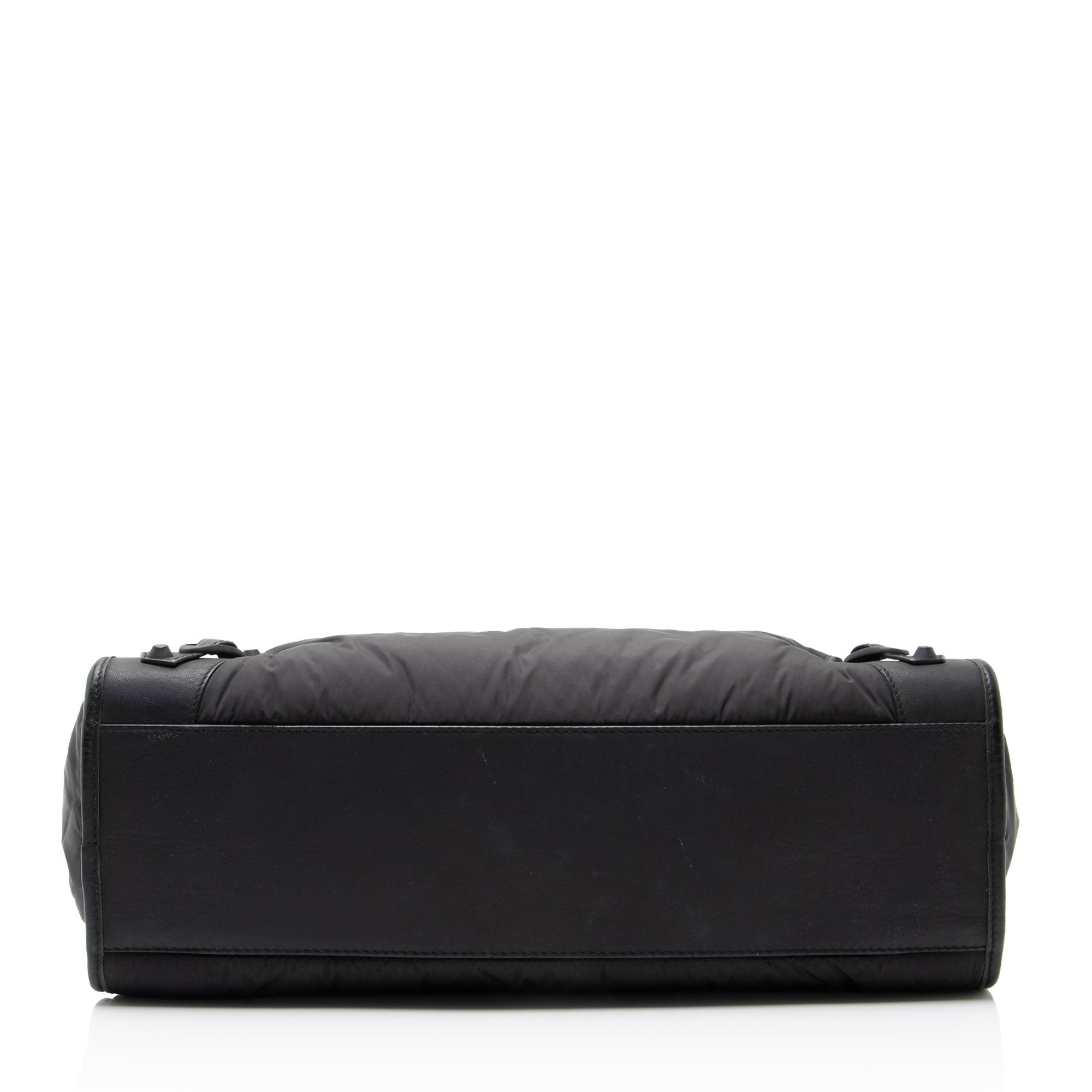 Balenciaga Nylon Agneau Classic City Satchel