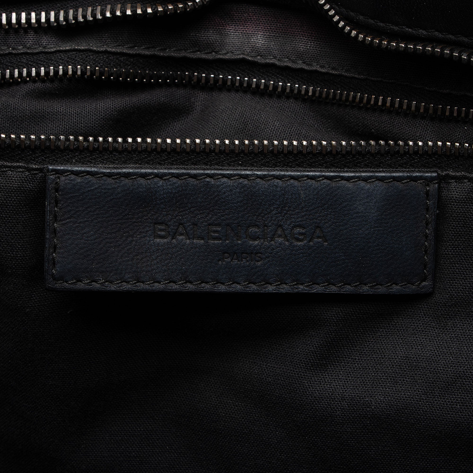 Balenciaga Nylon Agneau Classic City Satchel