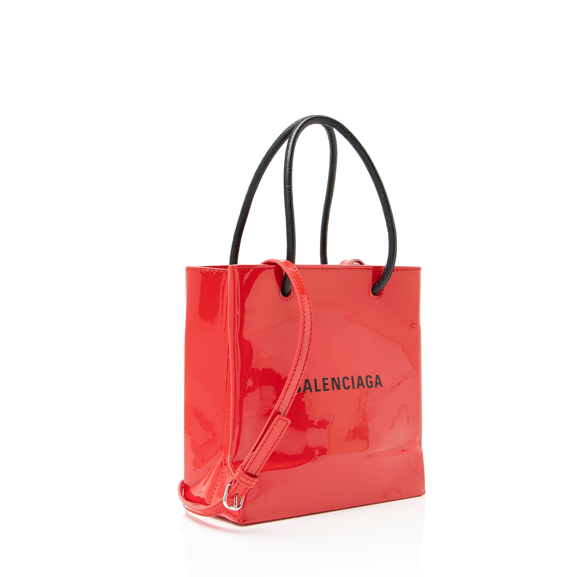 Balenciaga Patent Leather XXS Shopping Tote