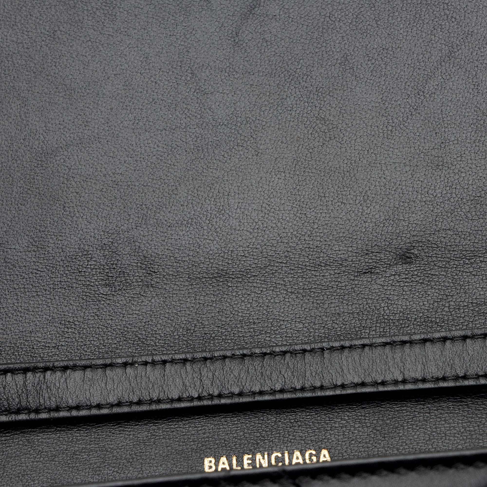 Balenciaga Quilted Calfskin B Phone Holder Crossbody (SHF-wF8OTg)