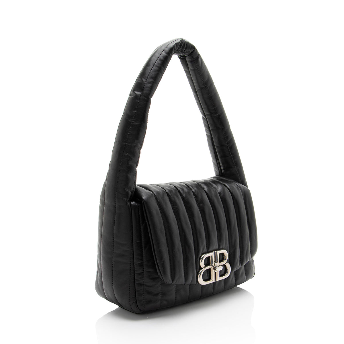 Balenciaga Quilted Leather Monaco Small Shoulder Bag