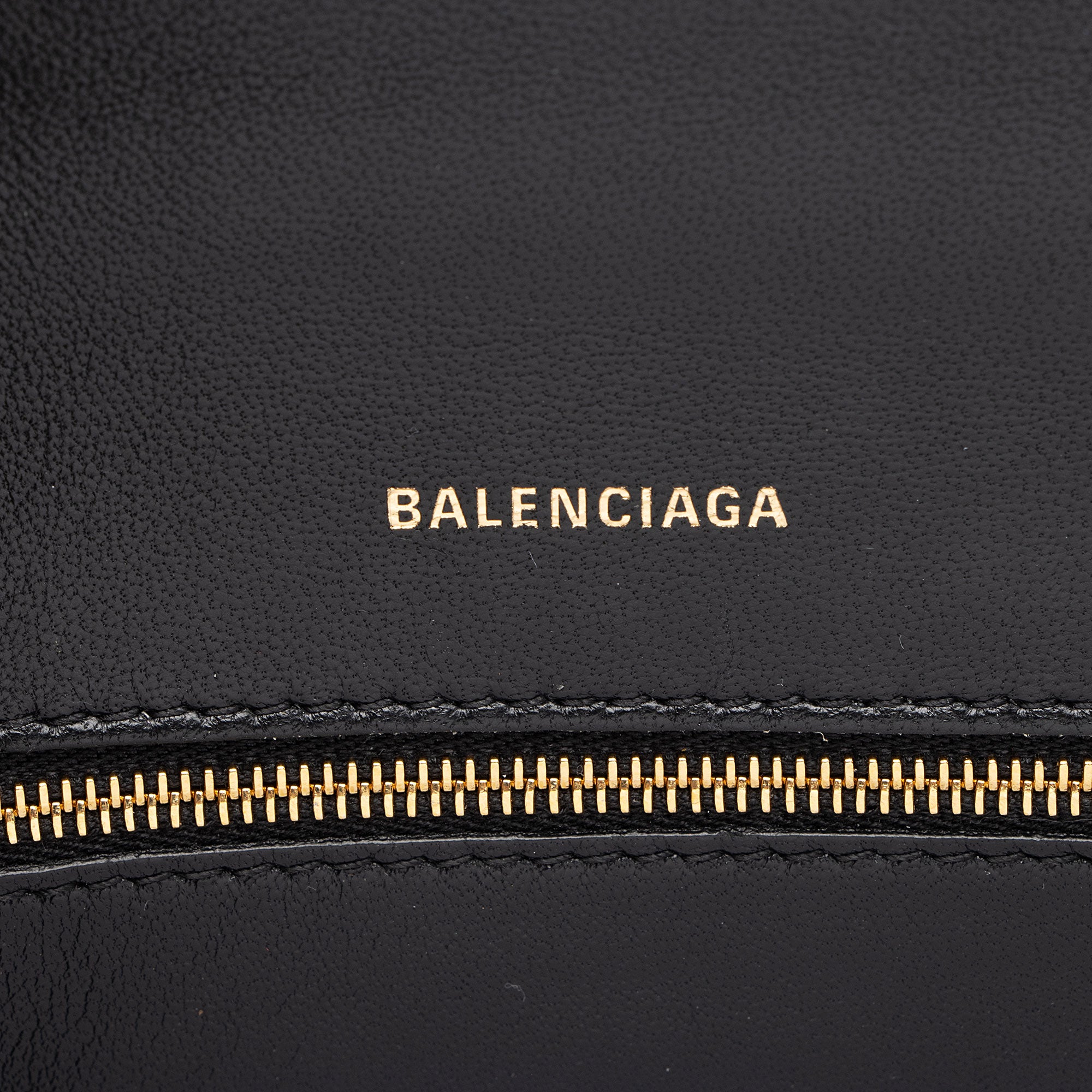 Balenciaga Shiny Croc Embossed Calfskin Hourglass Small Top Handle