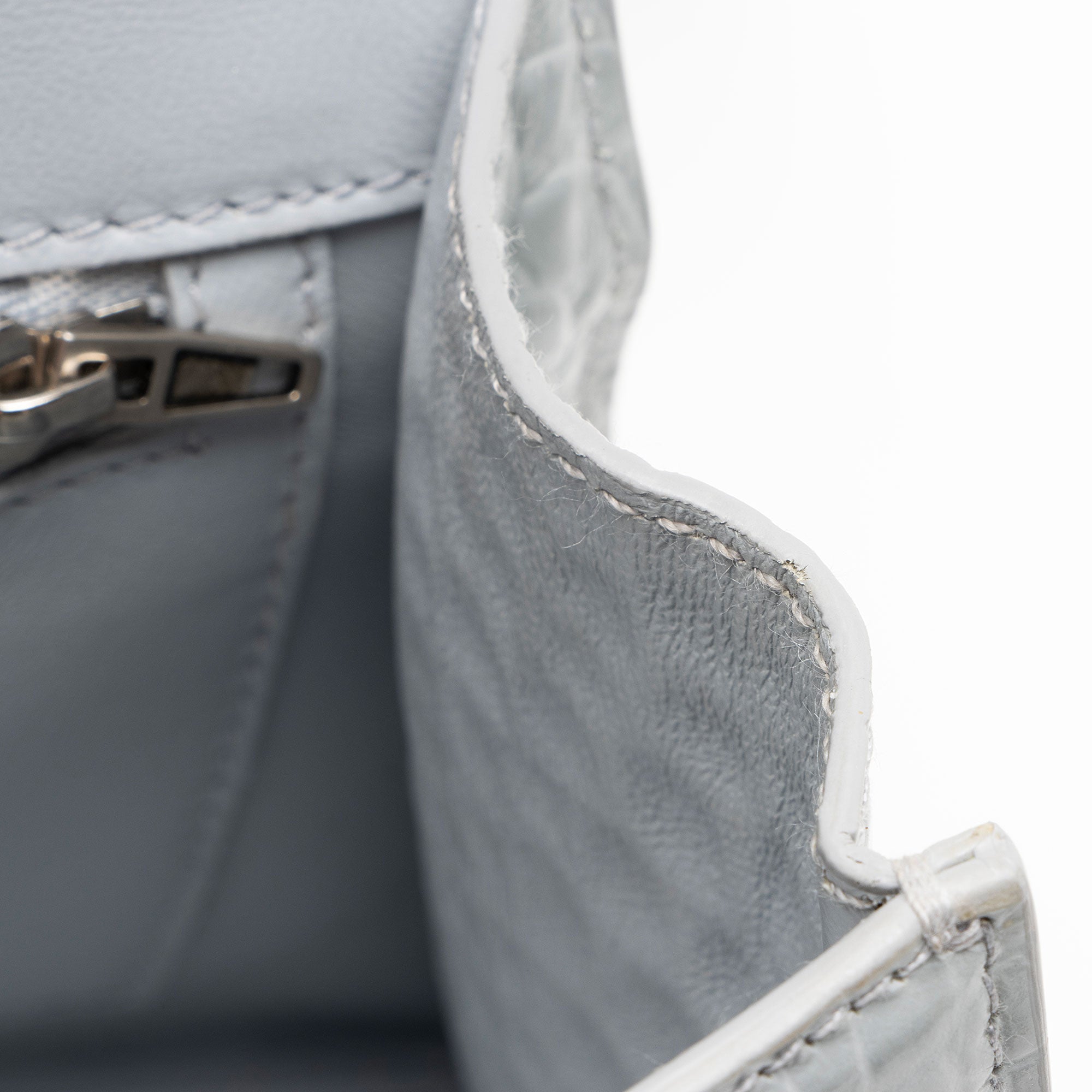 Balenciaga Shiny Croc Embossed Calfskin Hourglass Small Top Handle