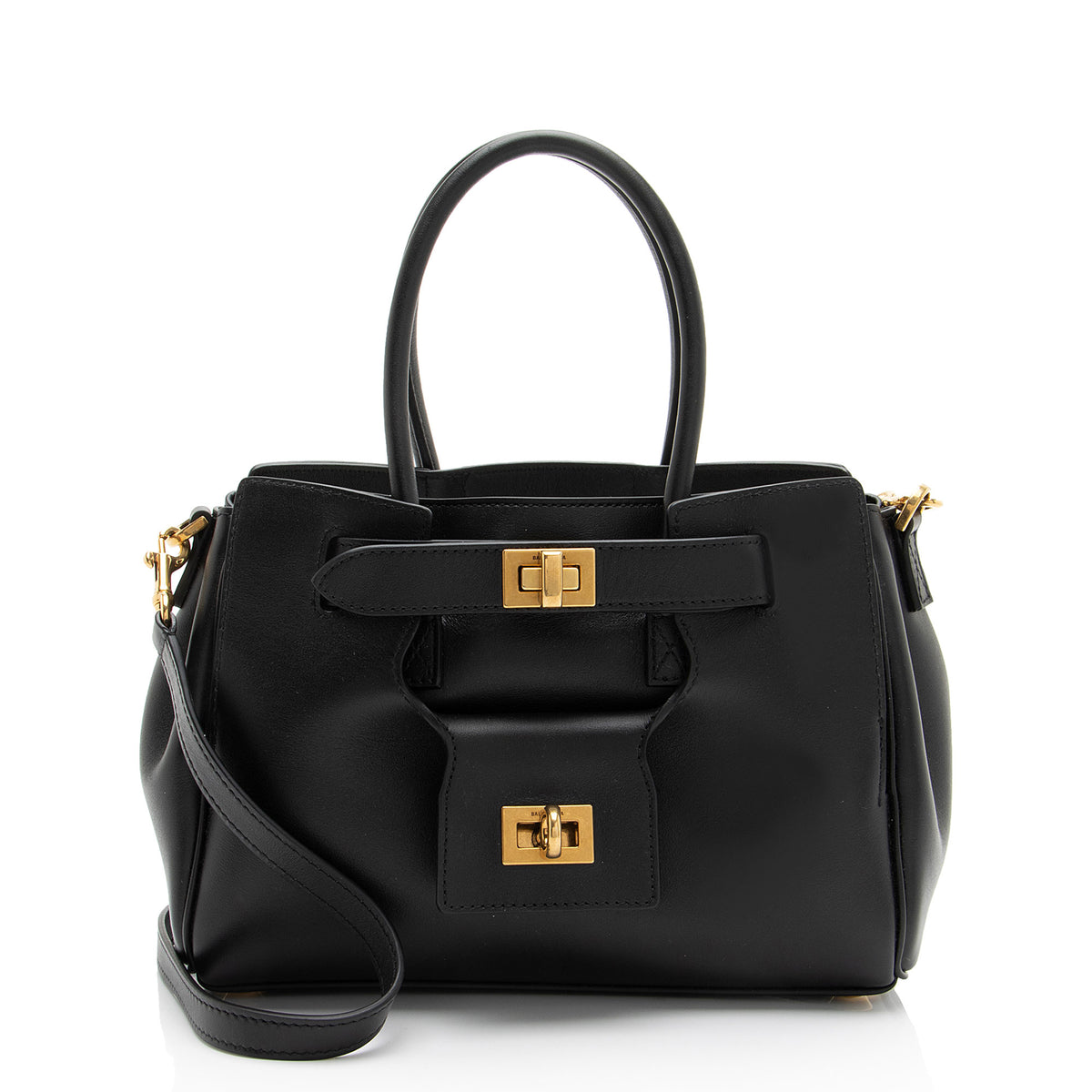 Balenciaga Smooth Calfskin Bel Air Carry All Mini Tote