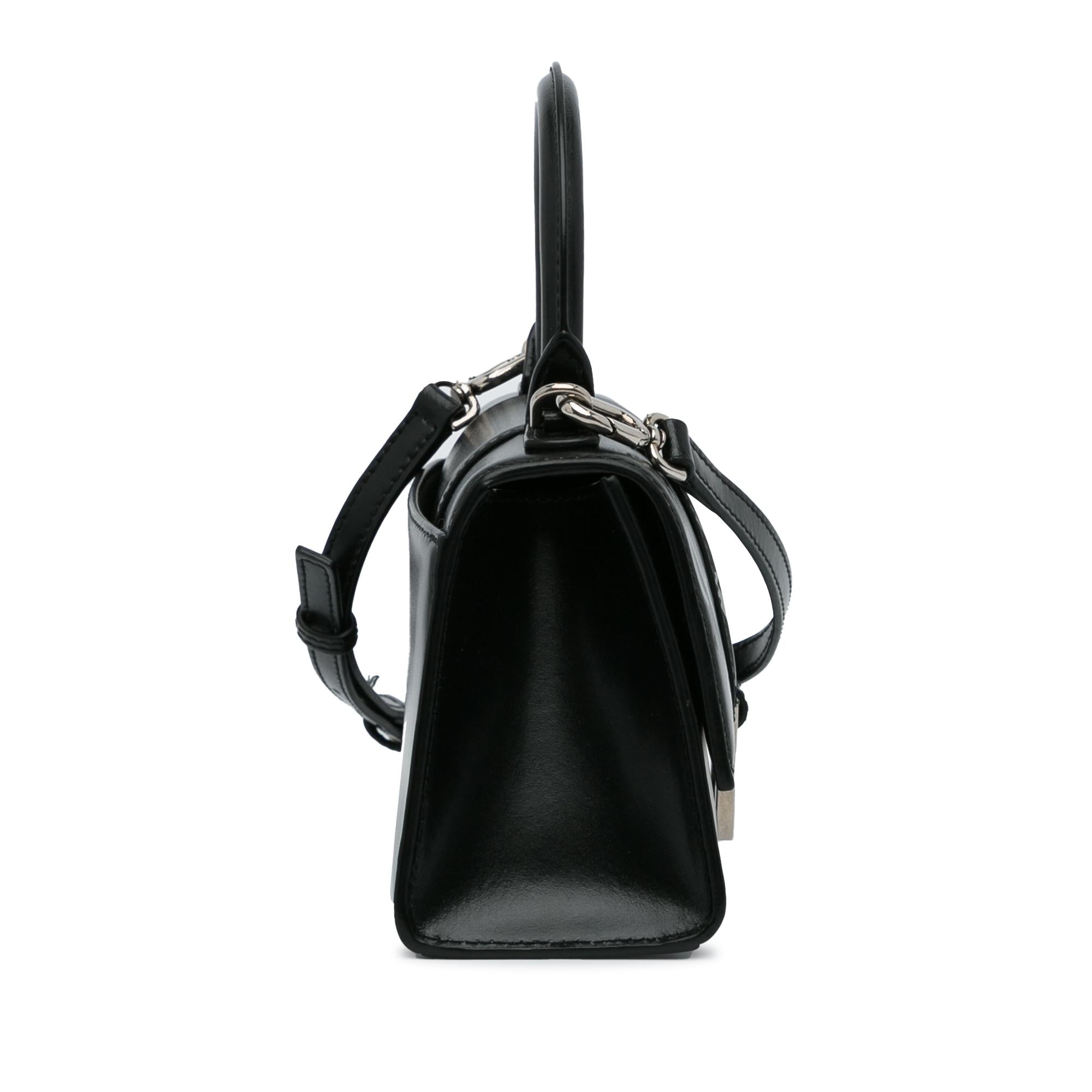 Balenciaga XS Hourglass Graffiti Top Handle Bag (SHG-Z3JD8X)