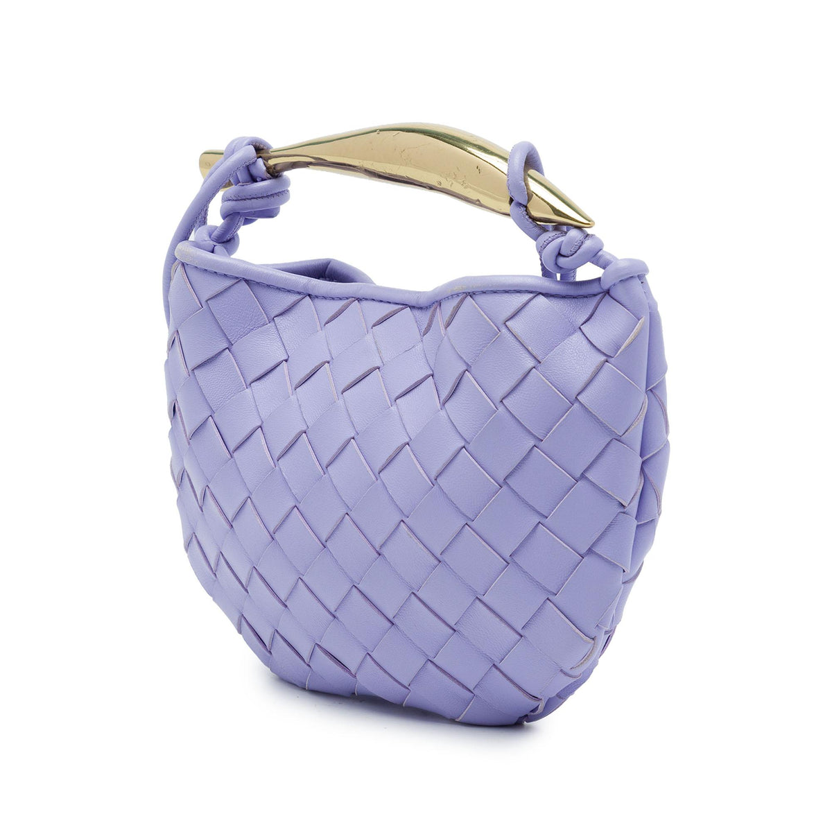 Bottega Veneta Baby Lambskin Intrecciato Sardine Bag