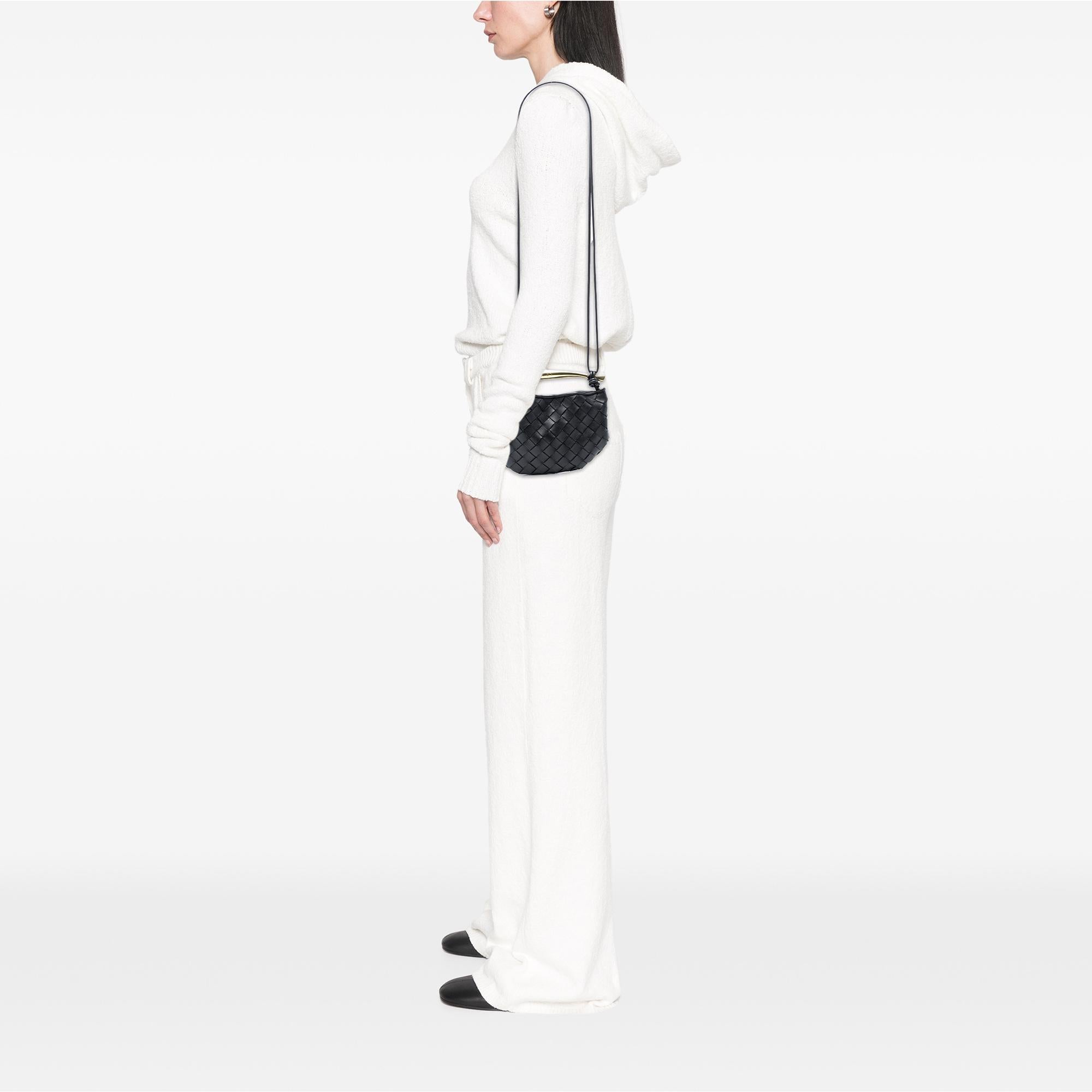 Bottega Veneta Baby Lambskin Intrecciato Sardine