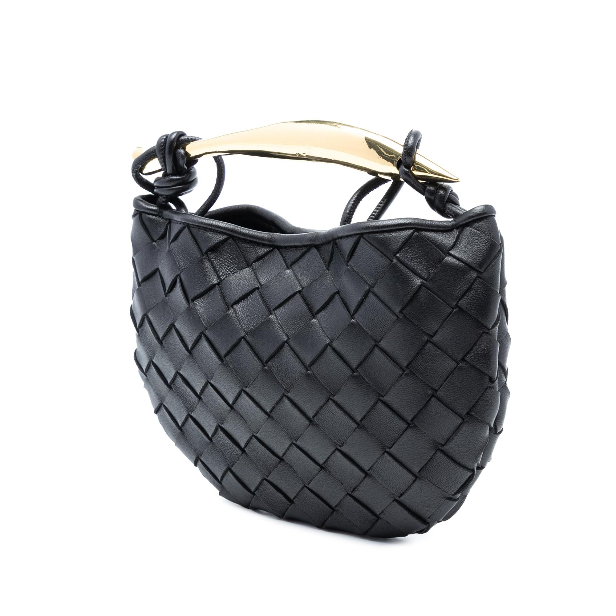Bottega Veneta Baby Lambskin Intrecciato Sardine