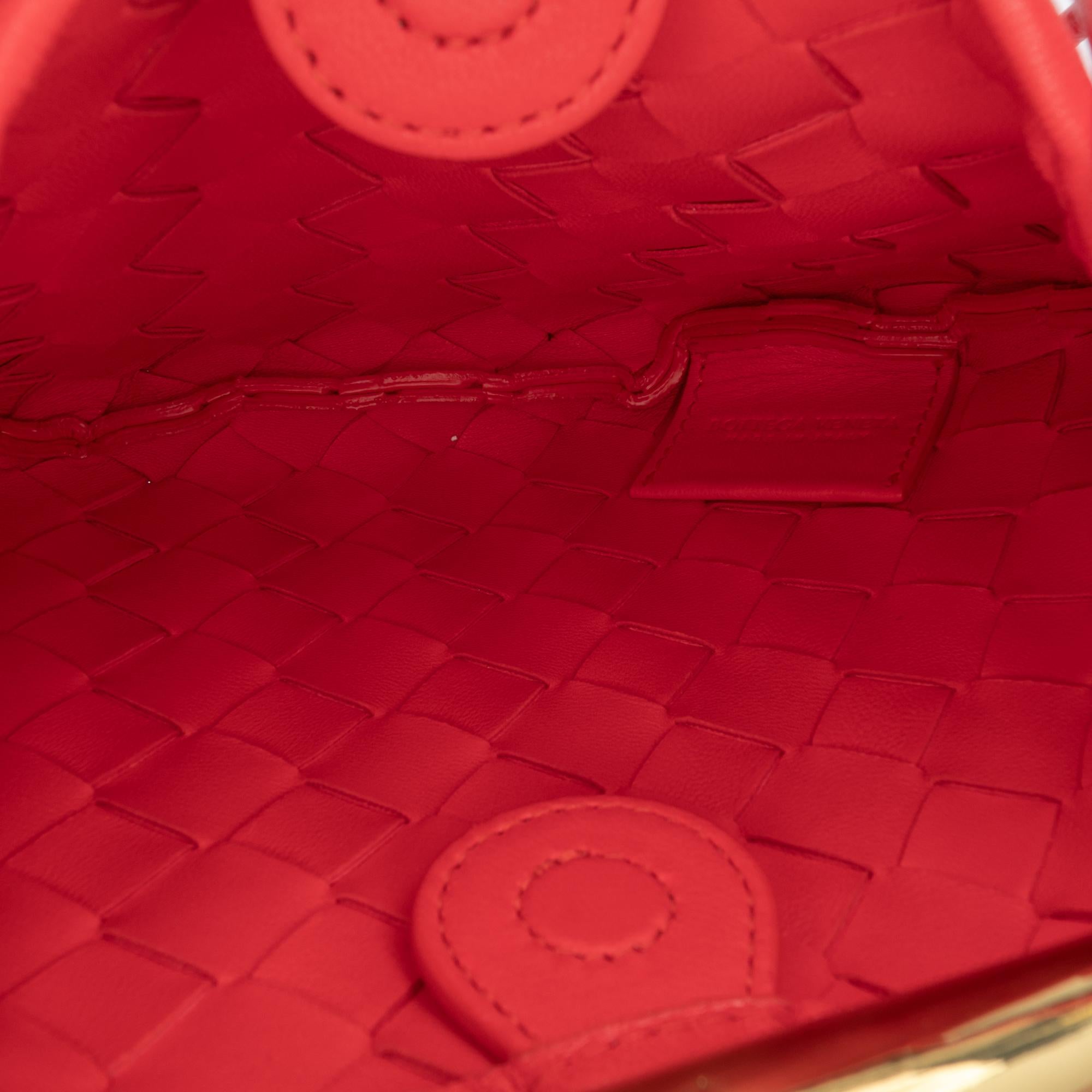 Bottega Veneta Baby Lambskin Intrecciato Sardine