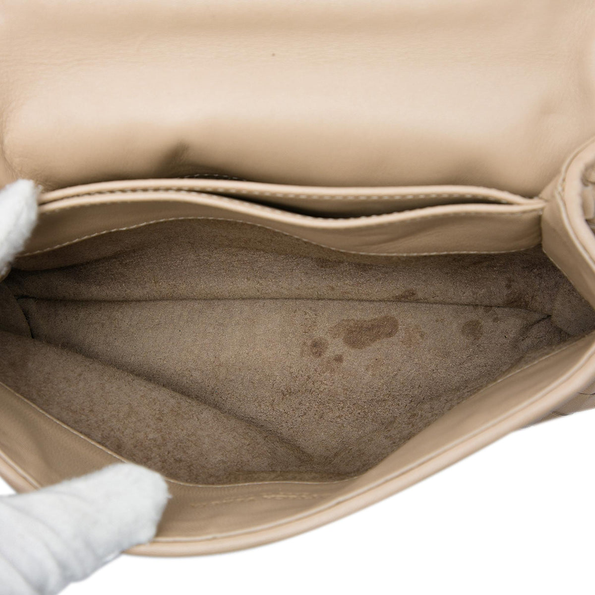 Bottega Veneta Baby Nappa Intrecciato Olimpia Crossbody