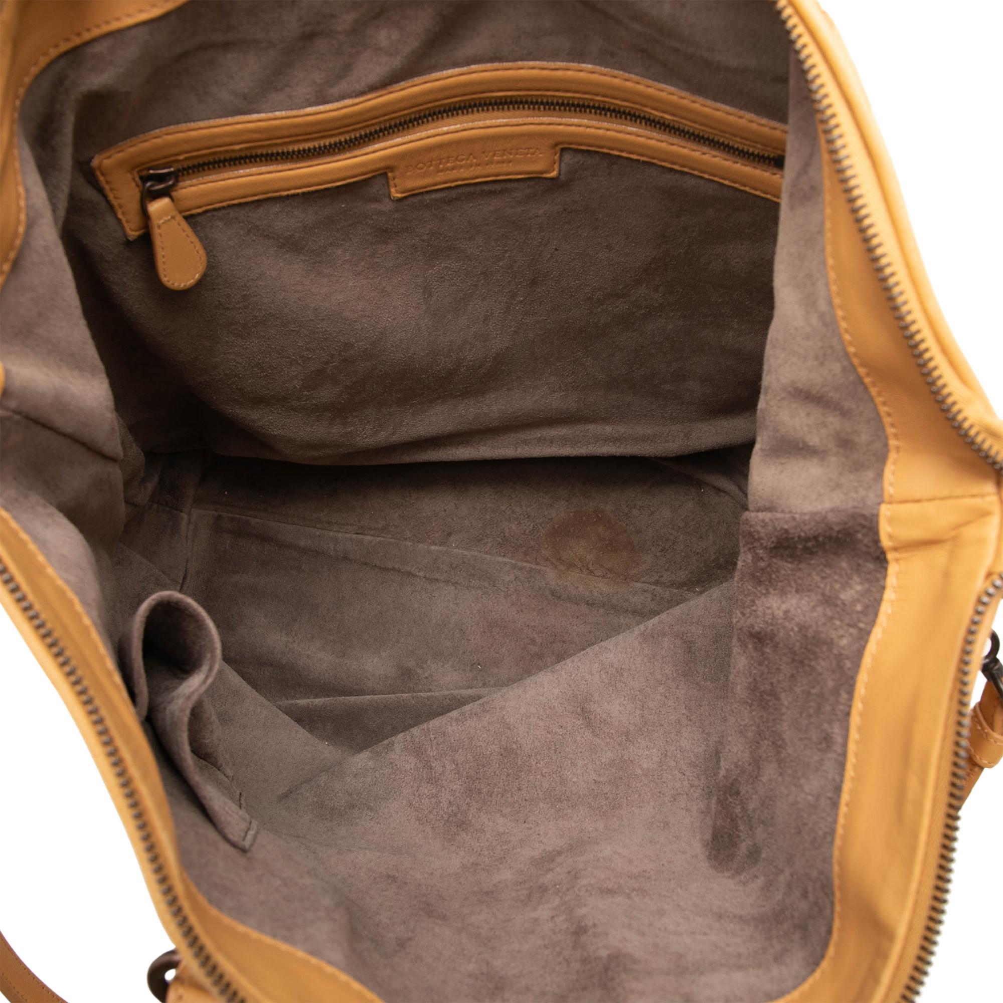 Bottega Veneta Bicolor Nappa Intrecciato Convertible Tote