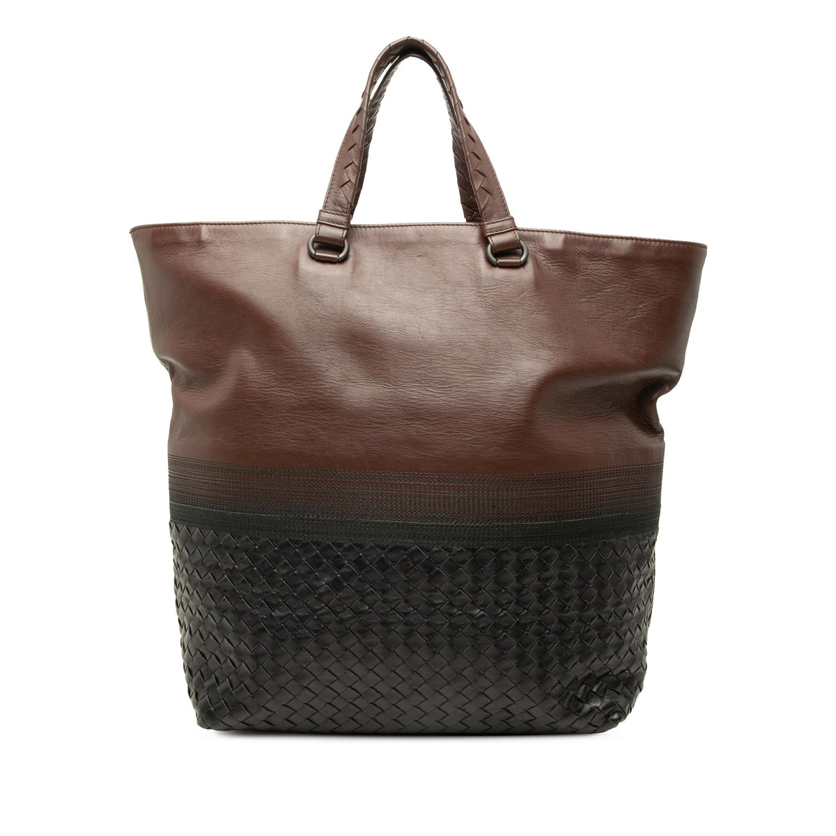 Bottega Veneta Bicolor Nappa Intrecciato Tote