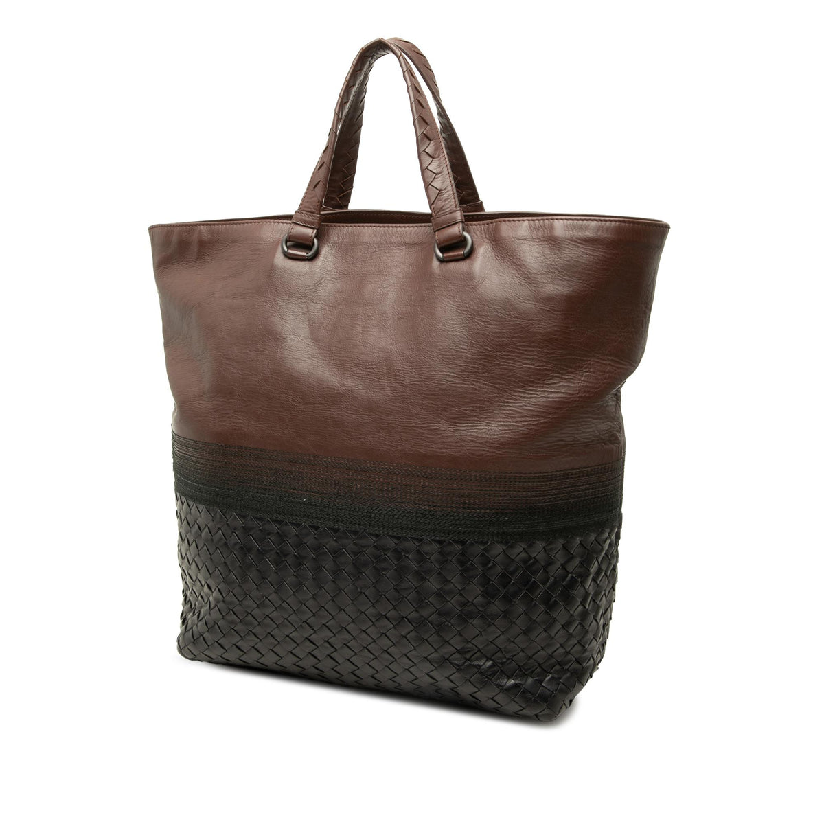 Bottega Veneta Bicolor Nappa Intrecciato Tote