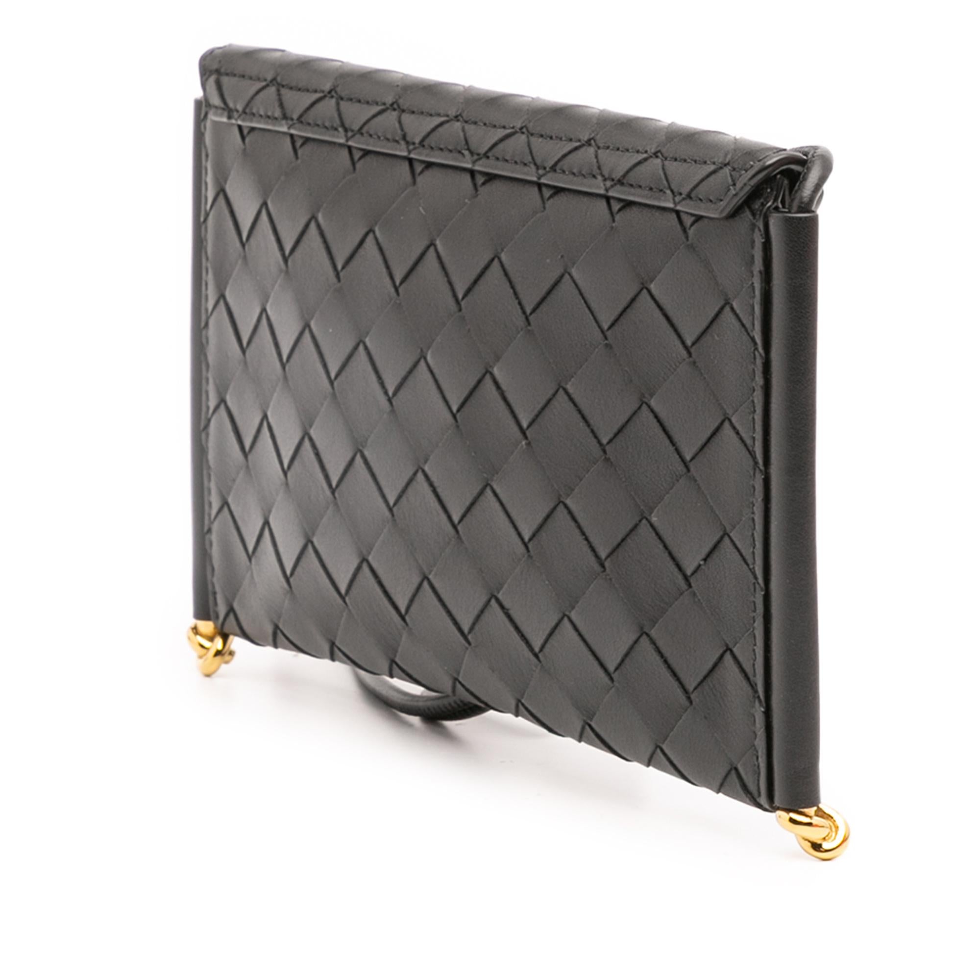 Bottega Veneta Calfskin Intrecciato Solstice Phone Pouch