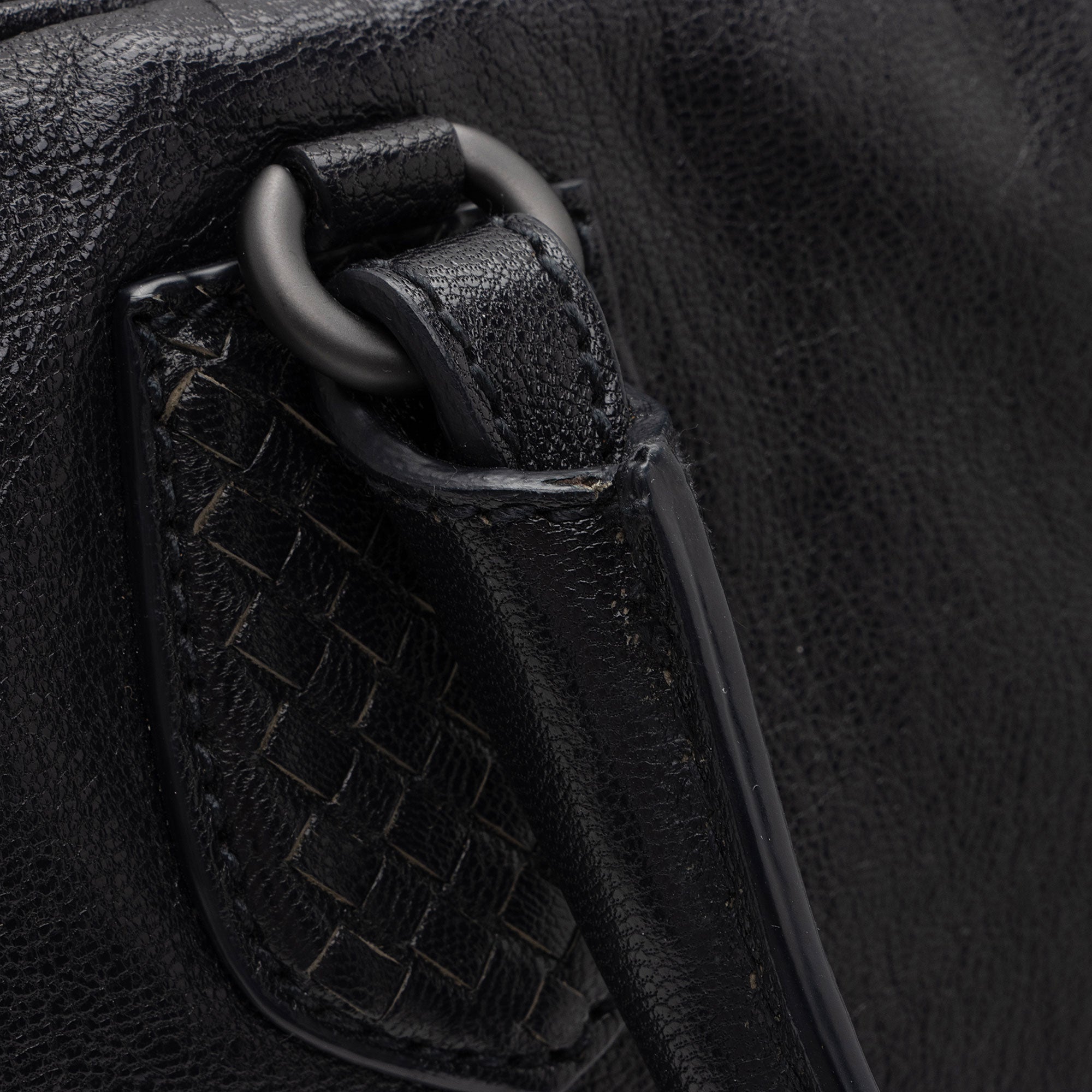 Bottega Veneta Calfskin Karung Intrecciato Weekender (SHF-t75dld)