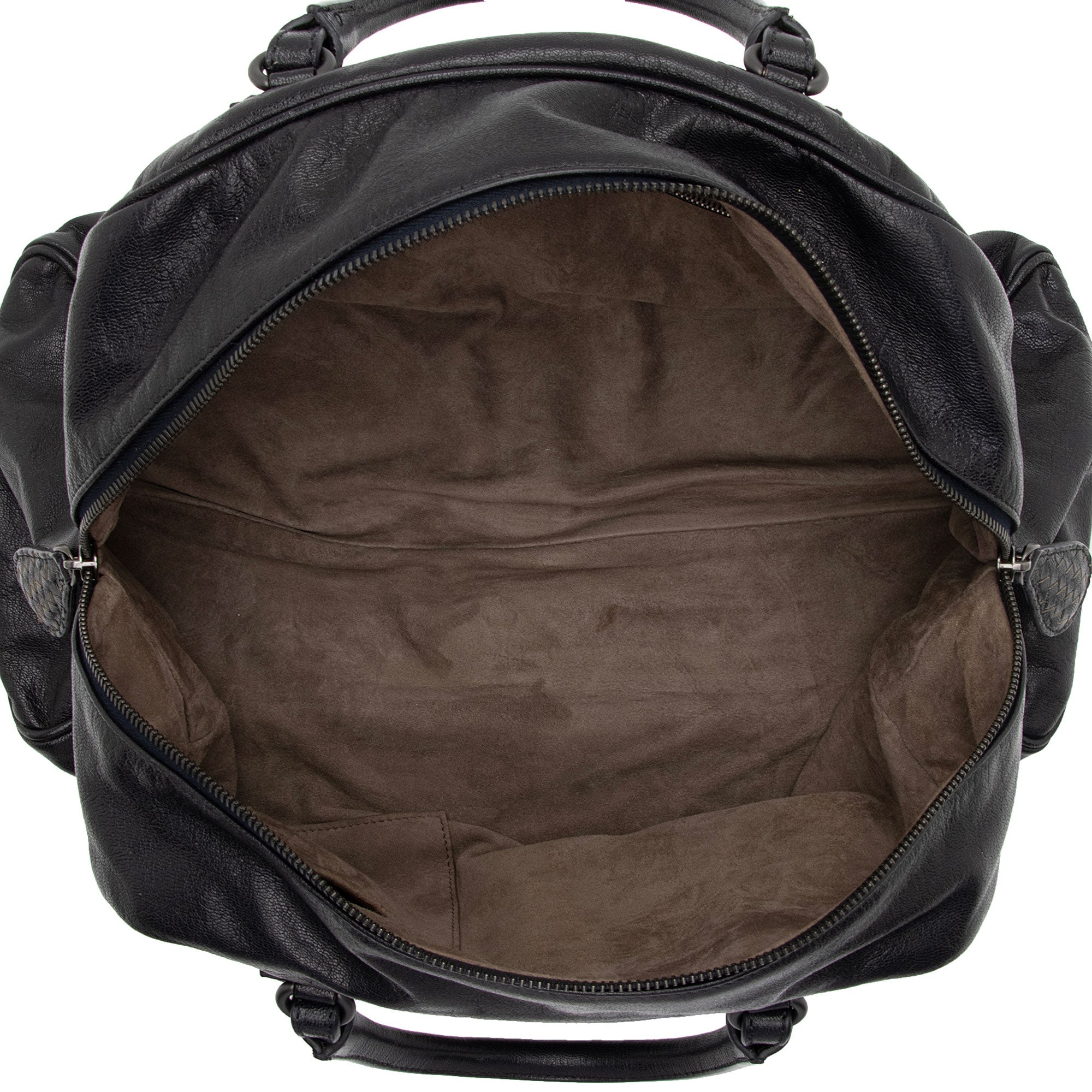 Bottega Veneta Calfskin Karung Intrecciato Weekender (SHF-t75dld)