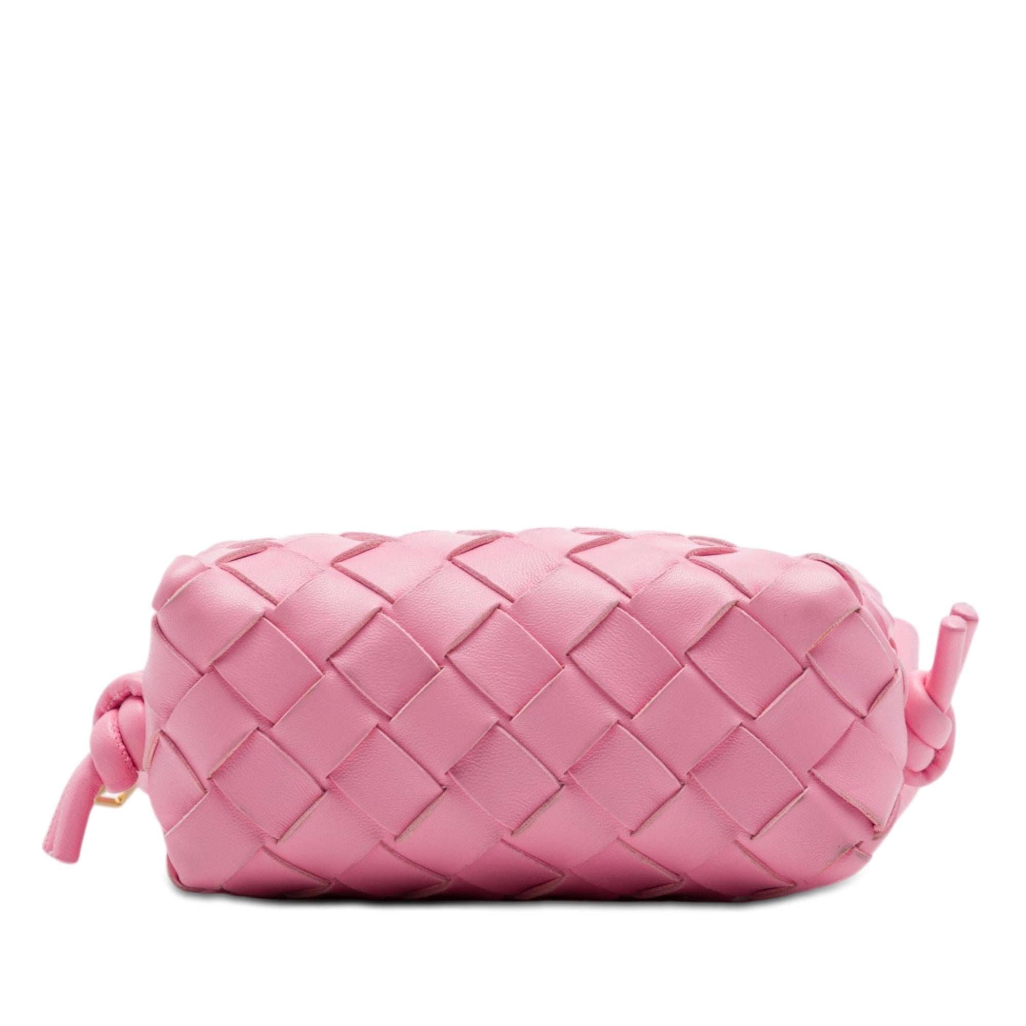 Bottega Veneta Candy Lambskin Intrecciato Loop Camera Bag