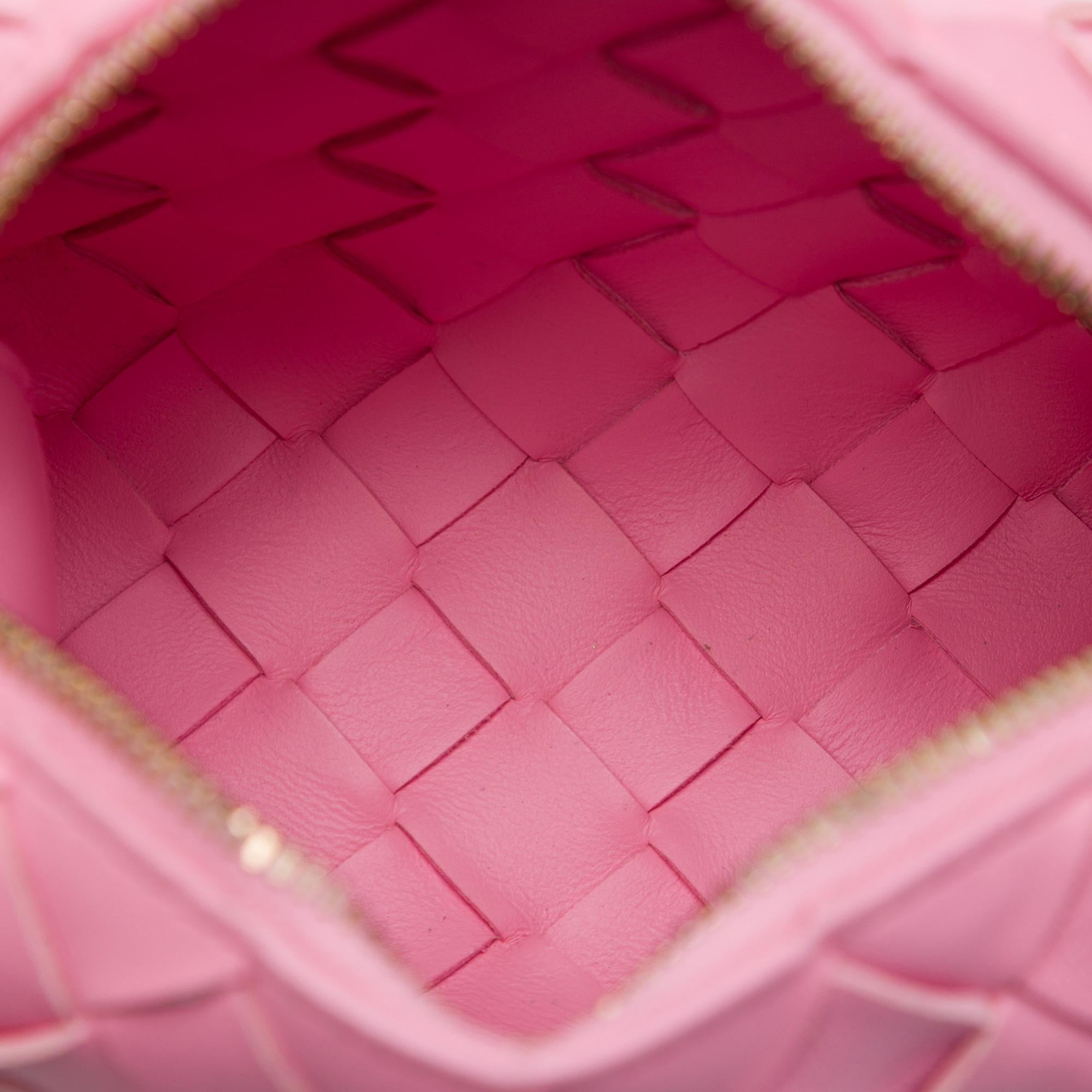 Bottega Veneta Candy Lambskin Intrecciato Loop Camera Bag