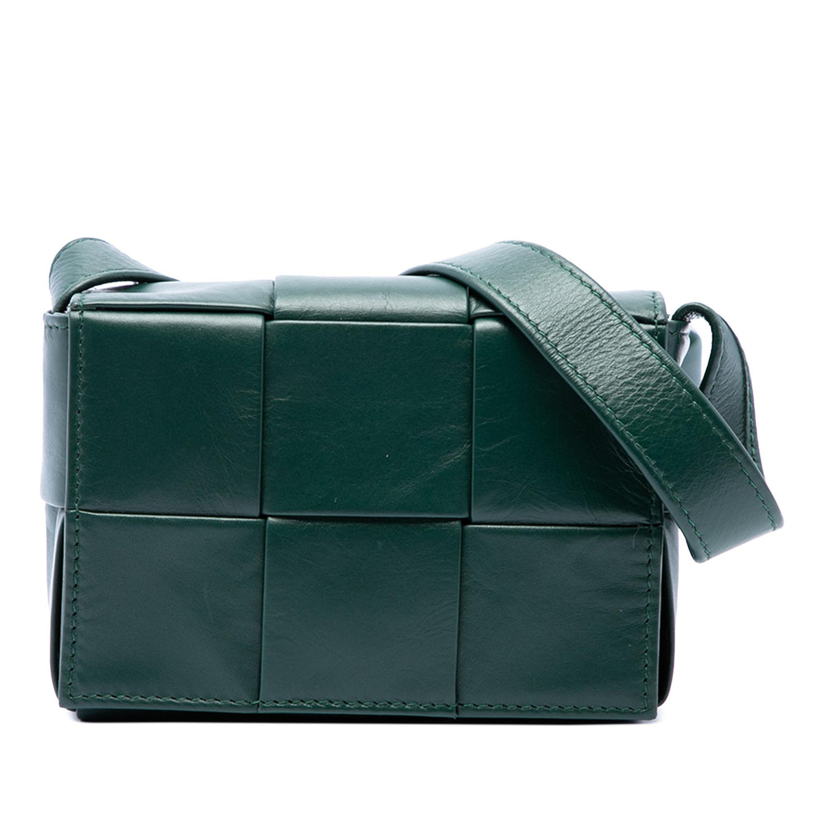 Bottega Veneta Candy Nappa Intrecciato Cassette Crossbody