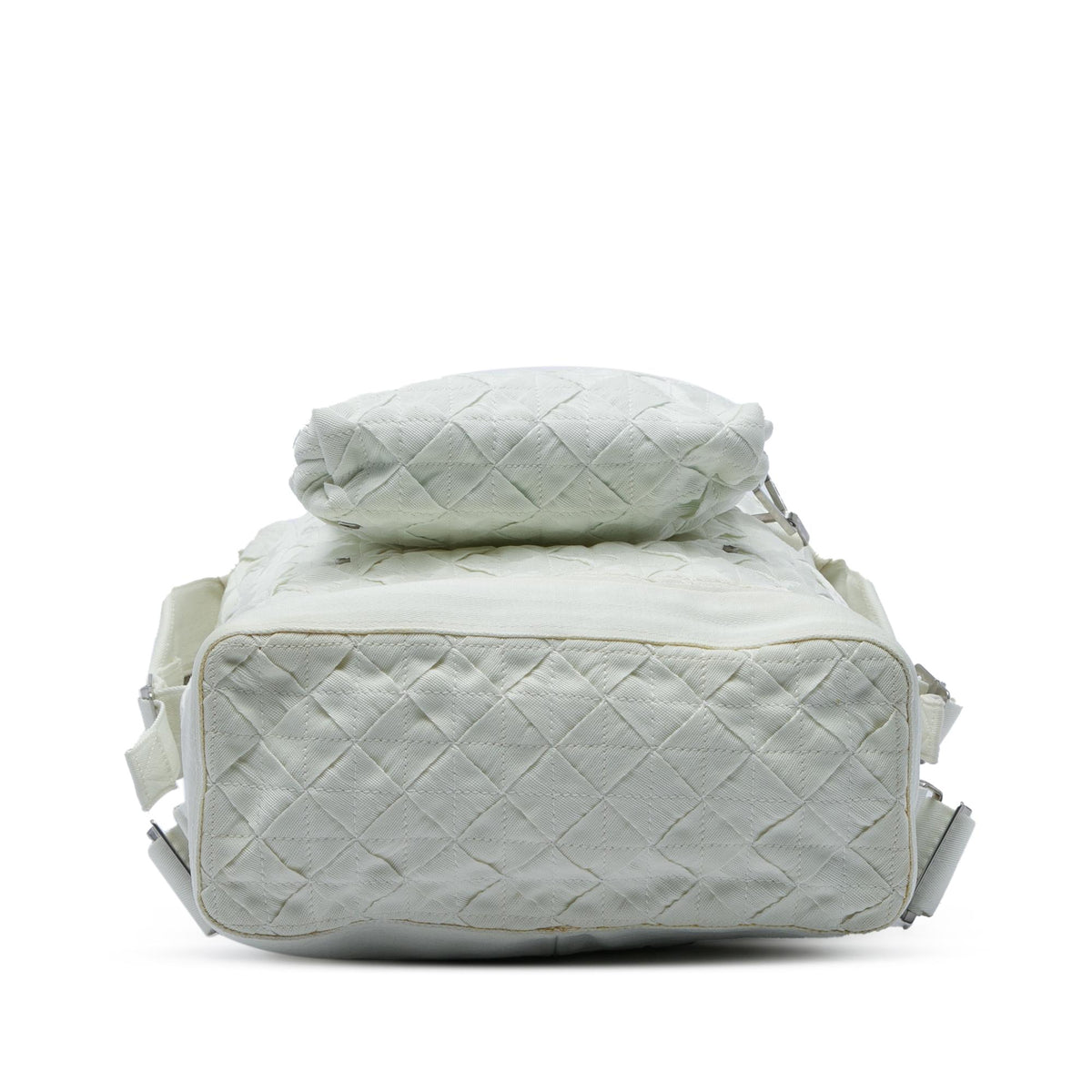 Bottega Veneta Canvas Intrecciato Webbing Backpack