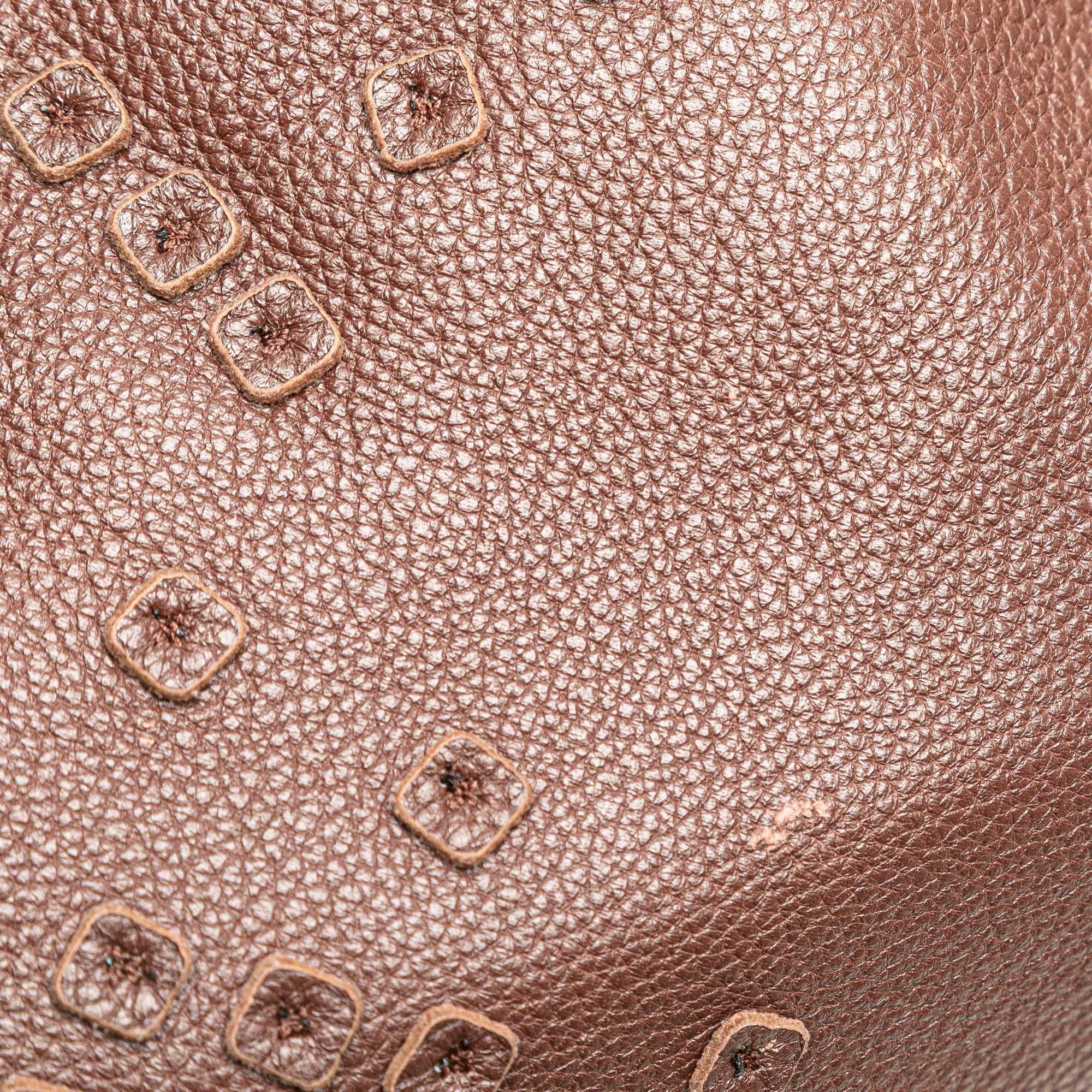 Bottega Veneta Cervo Patchwork Bowler Bag
