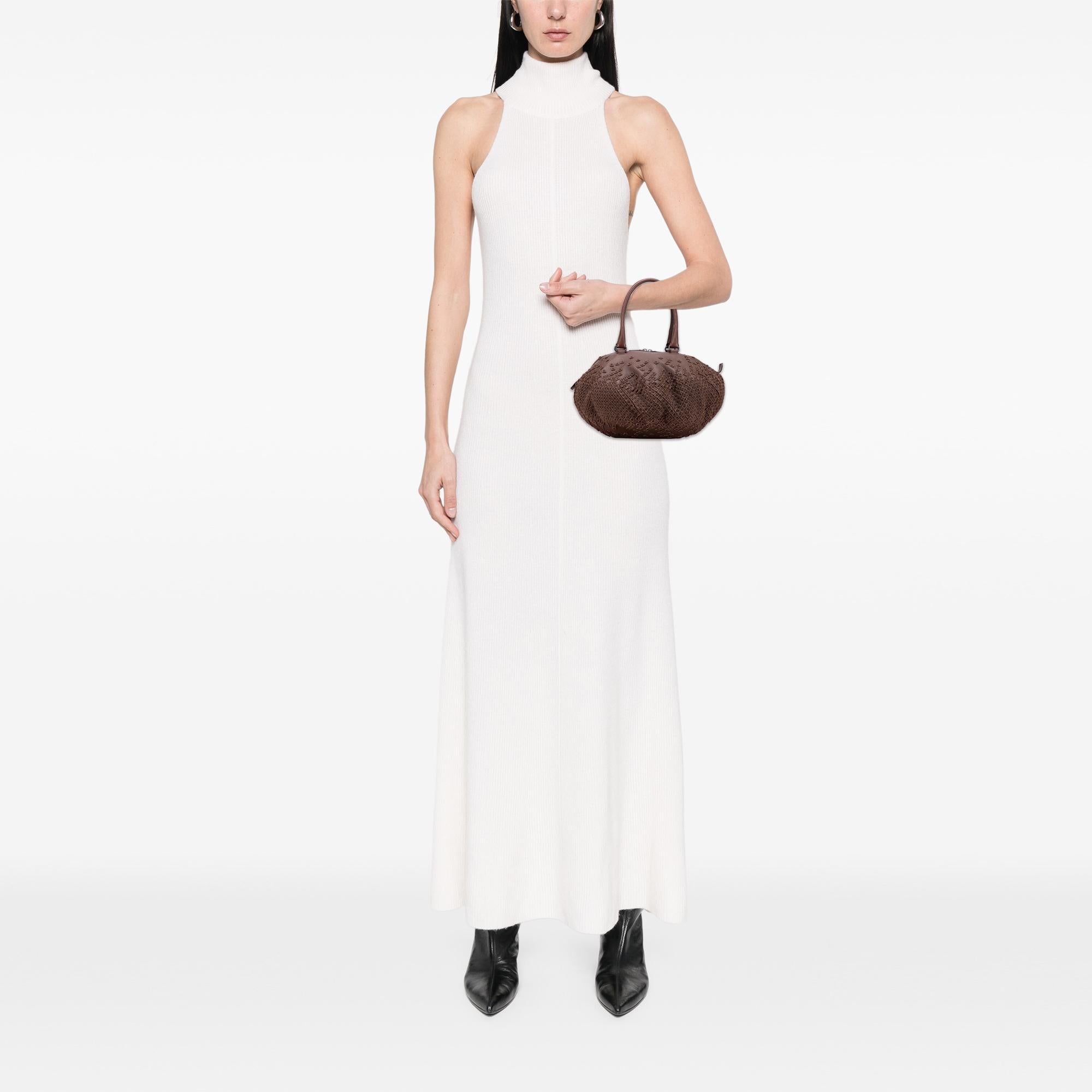 Bottega Veneta Cervo Patchwork Bowler Bag