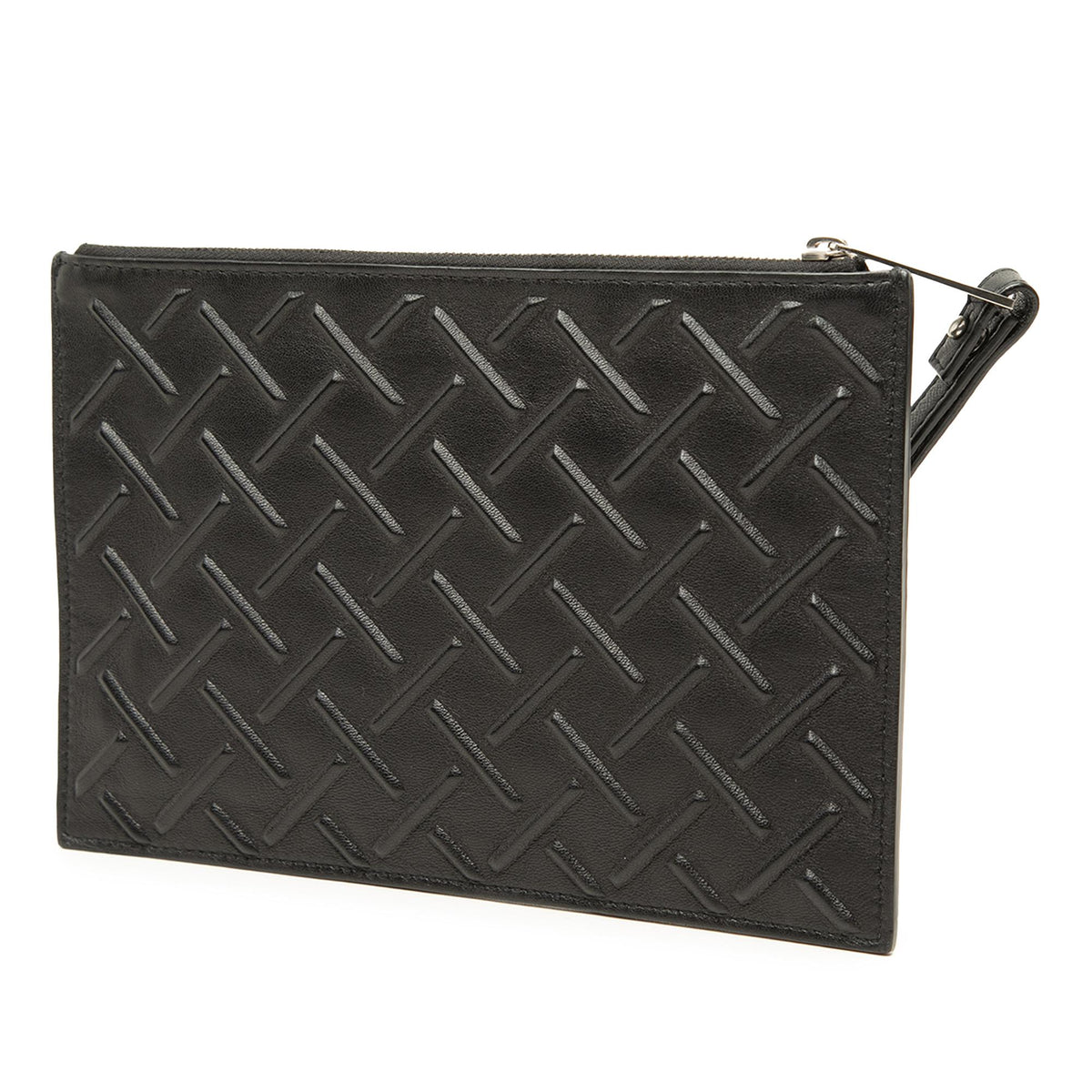 Bottega Veneta Embossed Nappa Zip Pouch